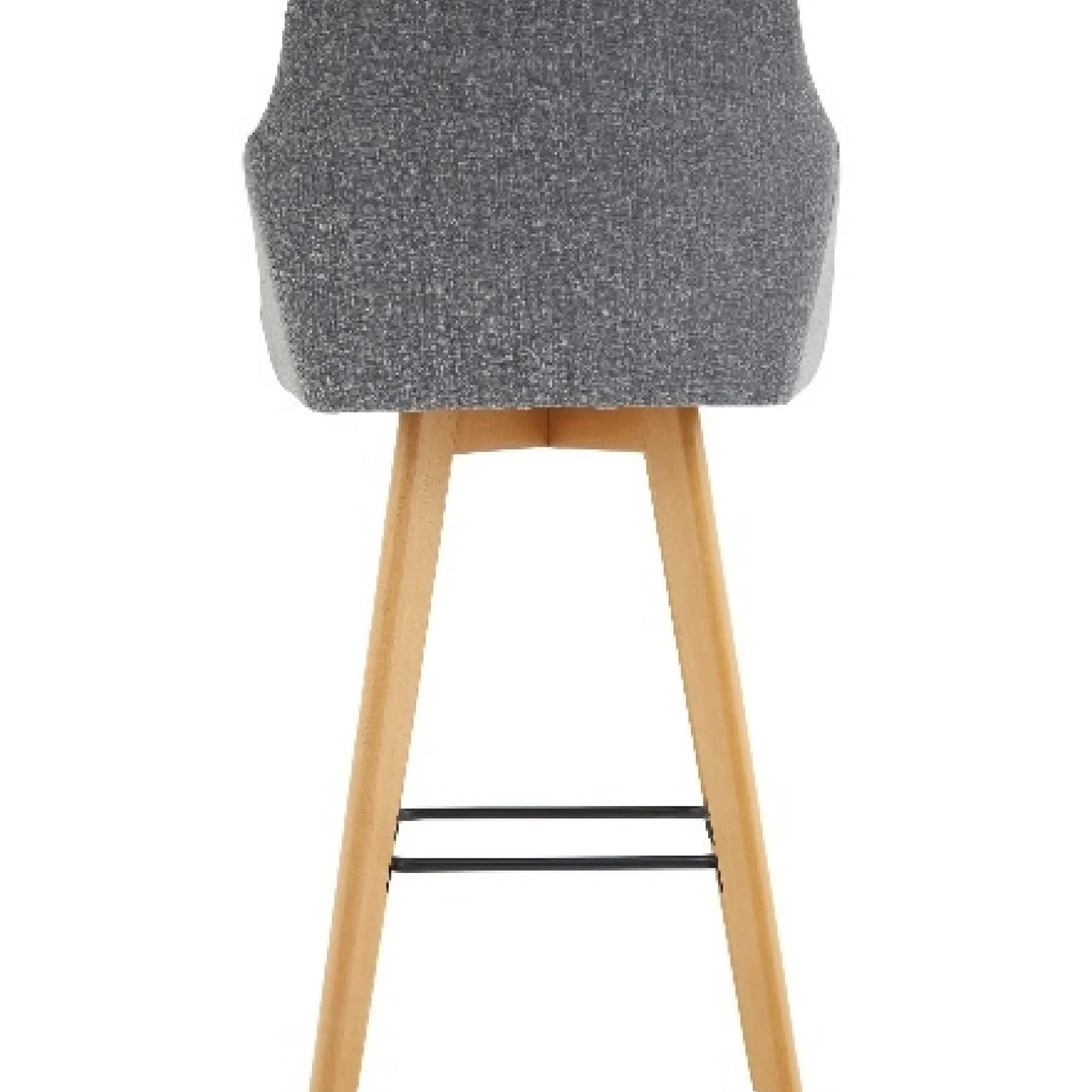 LOF Direct Carmen Grey Fabric Stool BR000225 rear