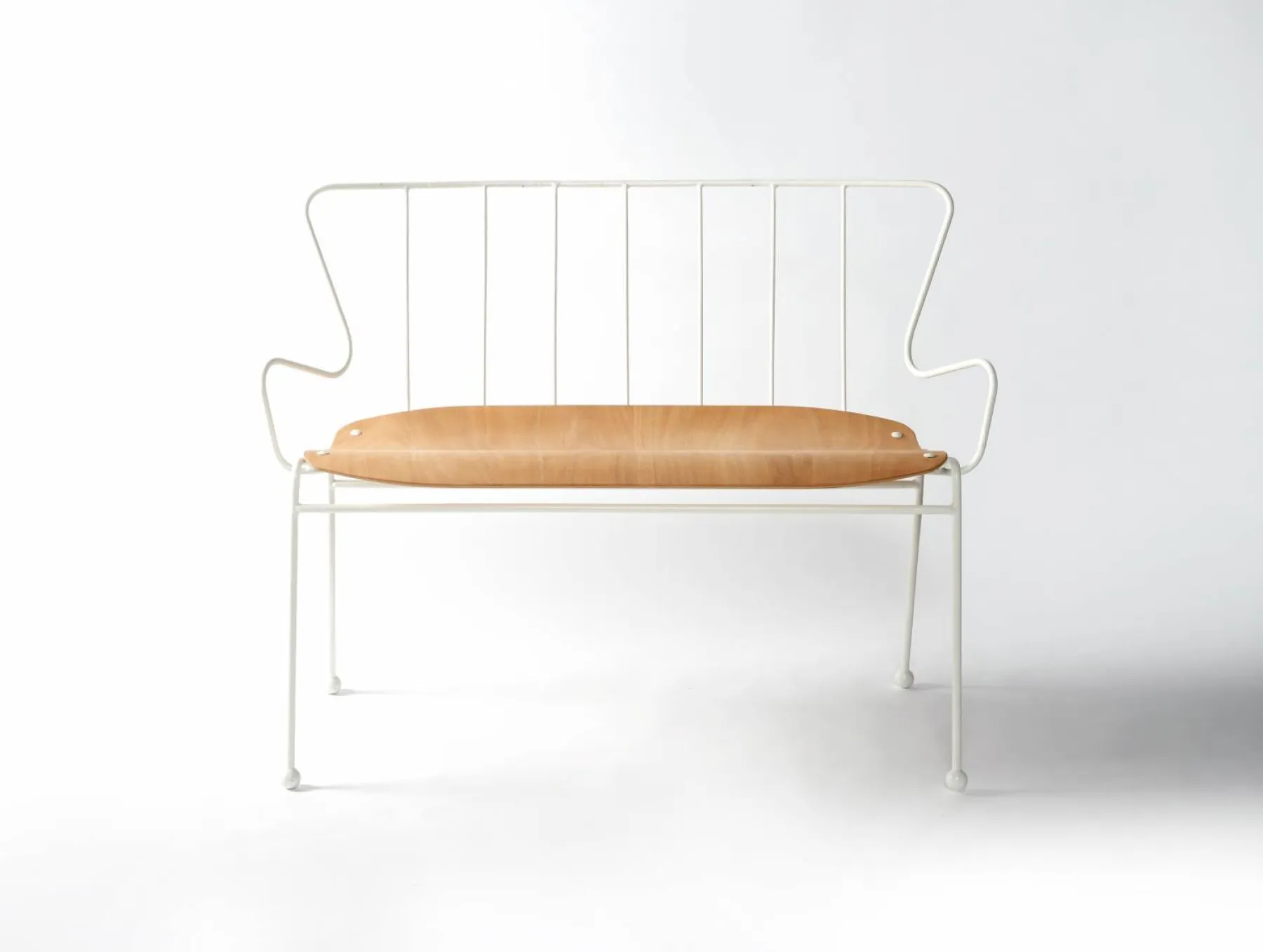 L Of direct antelope bench 002 White frame