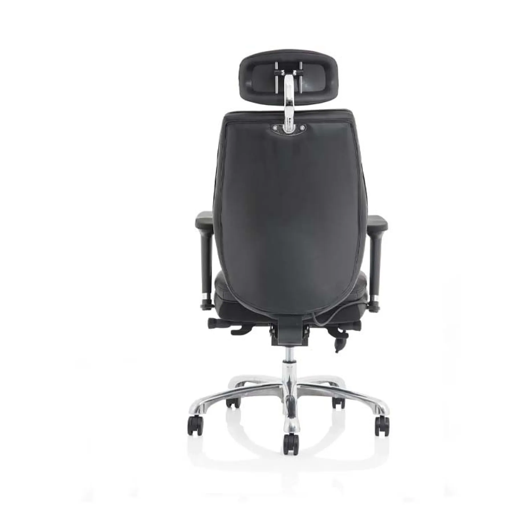 LOF Direct Domino leather chair back view