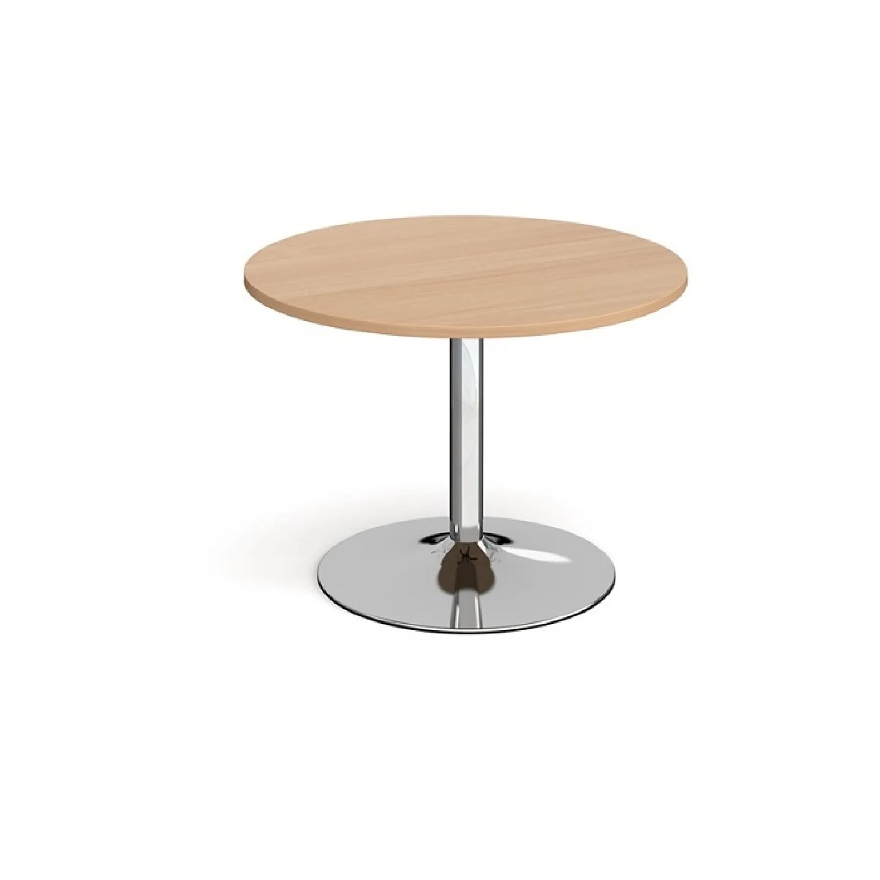 LOF Direct Trumpet Base Meeting Table Dams Circular TB10 C Beech