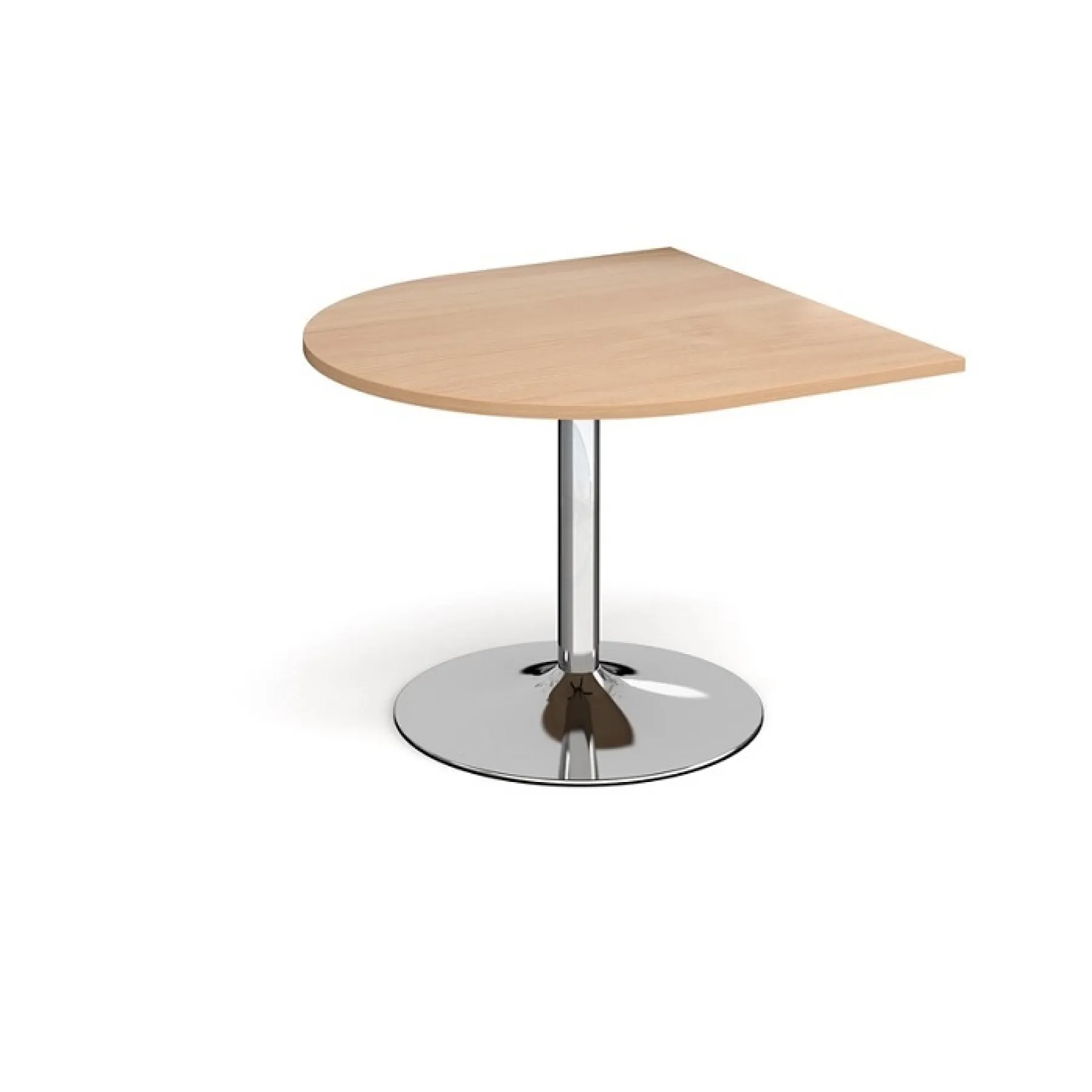 LOF Direct Dams Boardroom Tables Trumpet Base Radial Extension TB10 D Beech