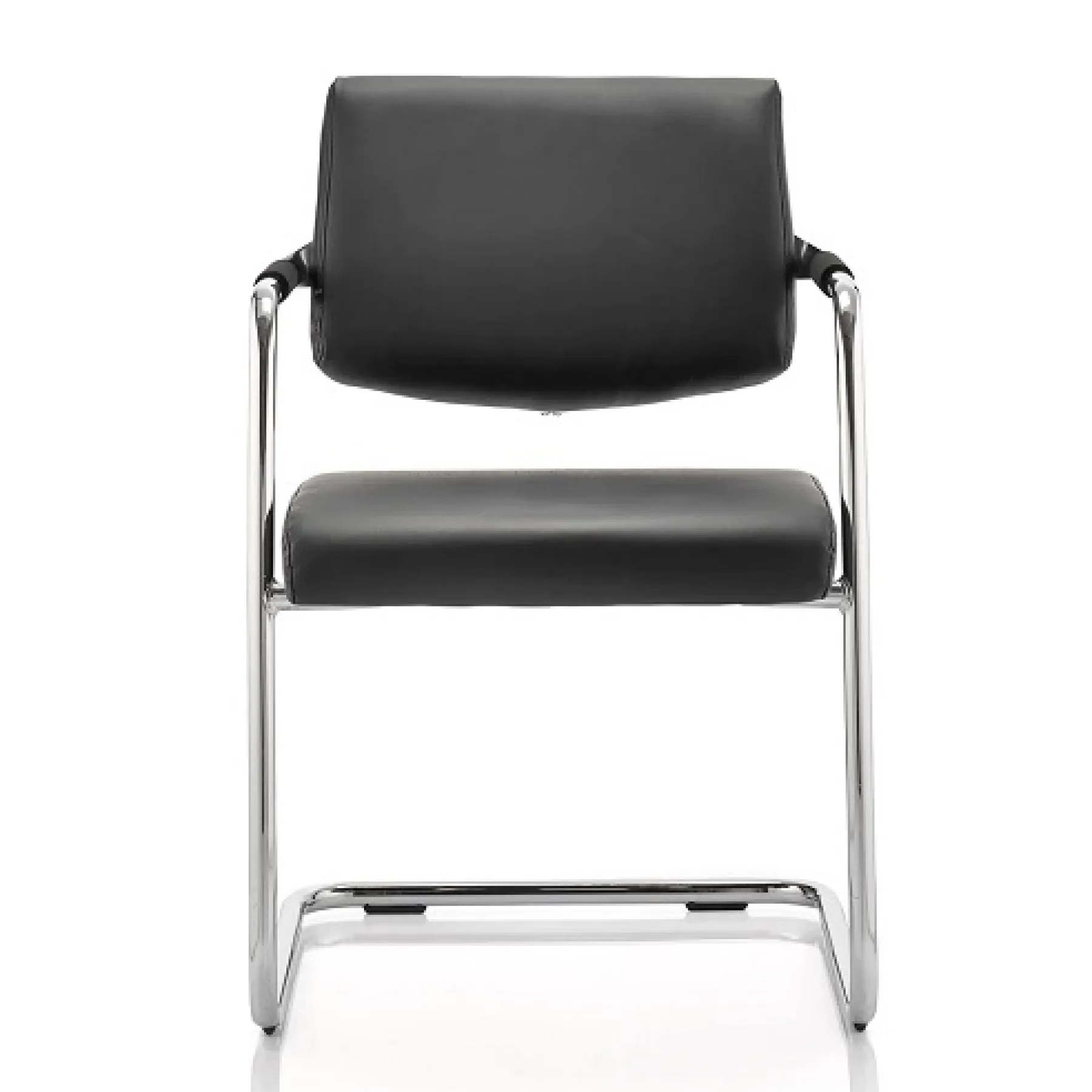 LOF Direct Dynamic Havanna Black Leather Boardroom Chairs BR000050 Front