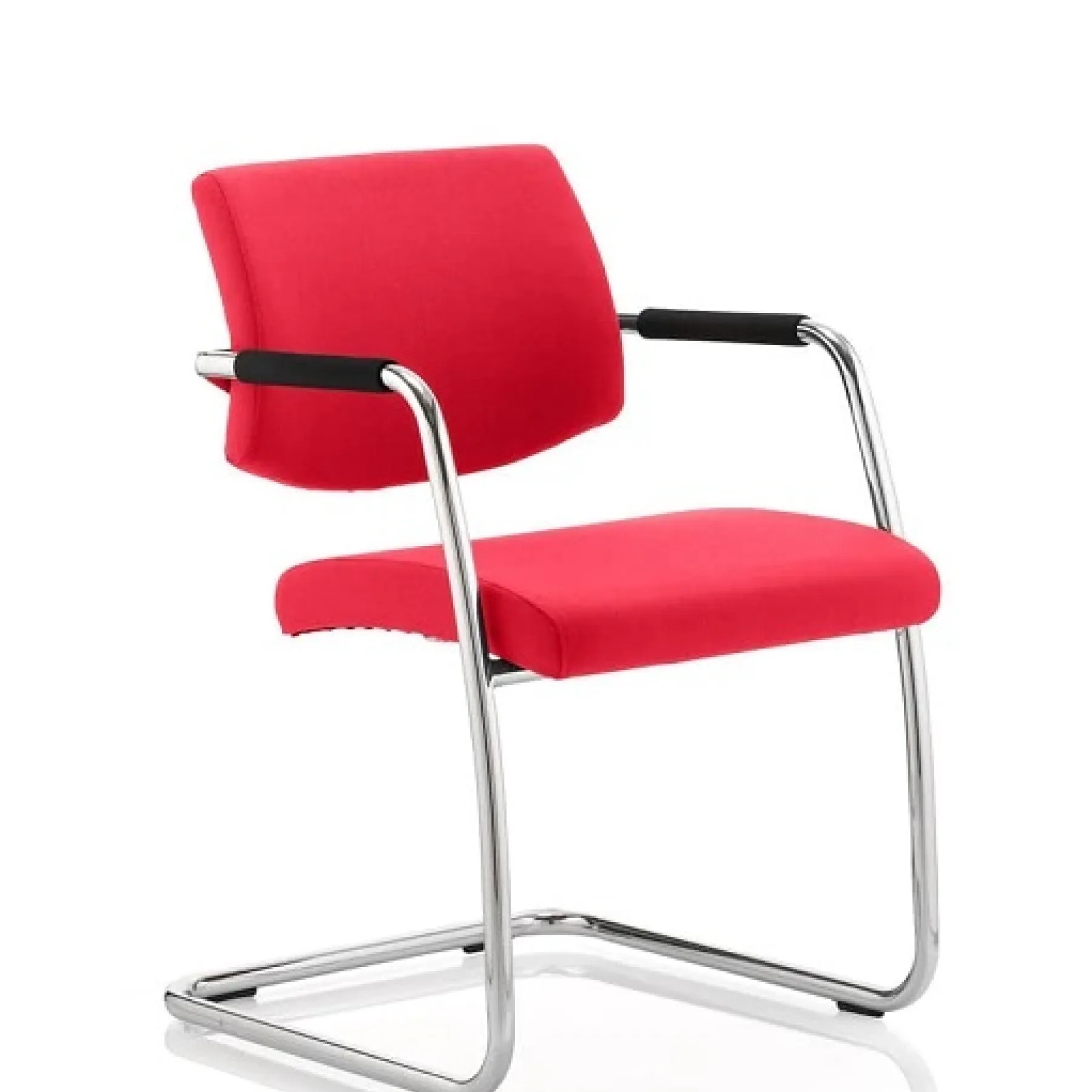 LOF Direct Dynamic Havanna Red Fabric Boardroom Chairs KCUP07214