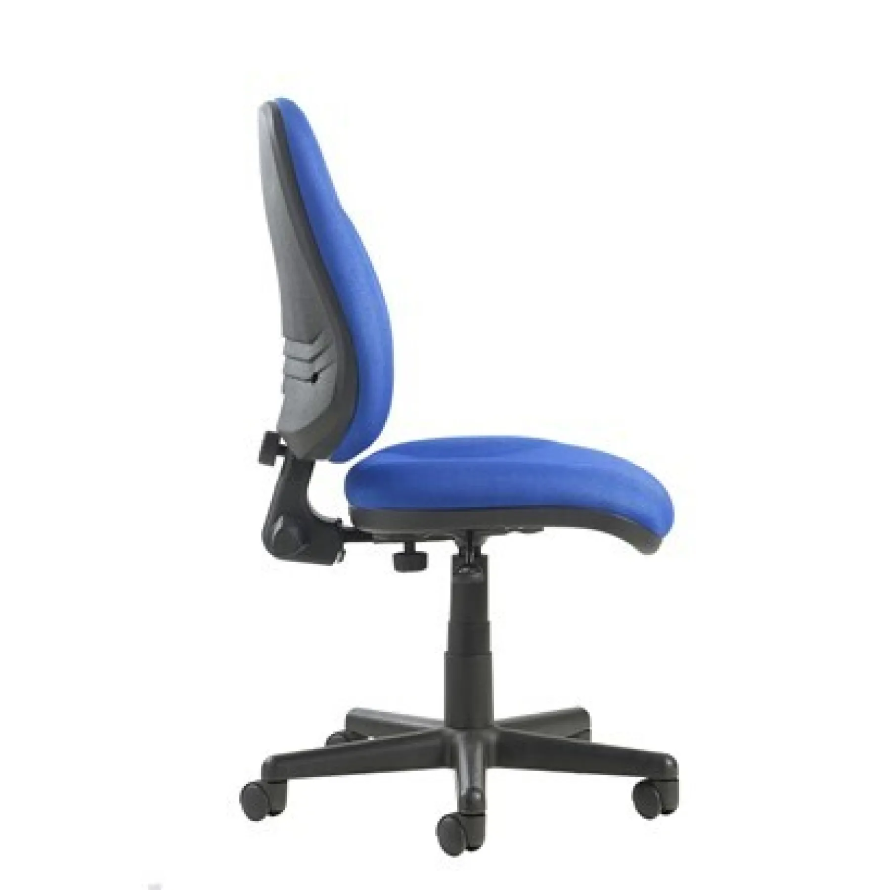 LOF Direct Dams Bilbao lumbar no arms blue side view