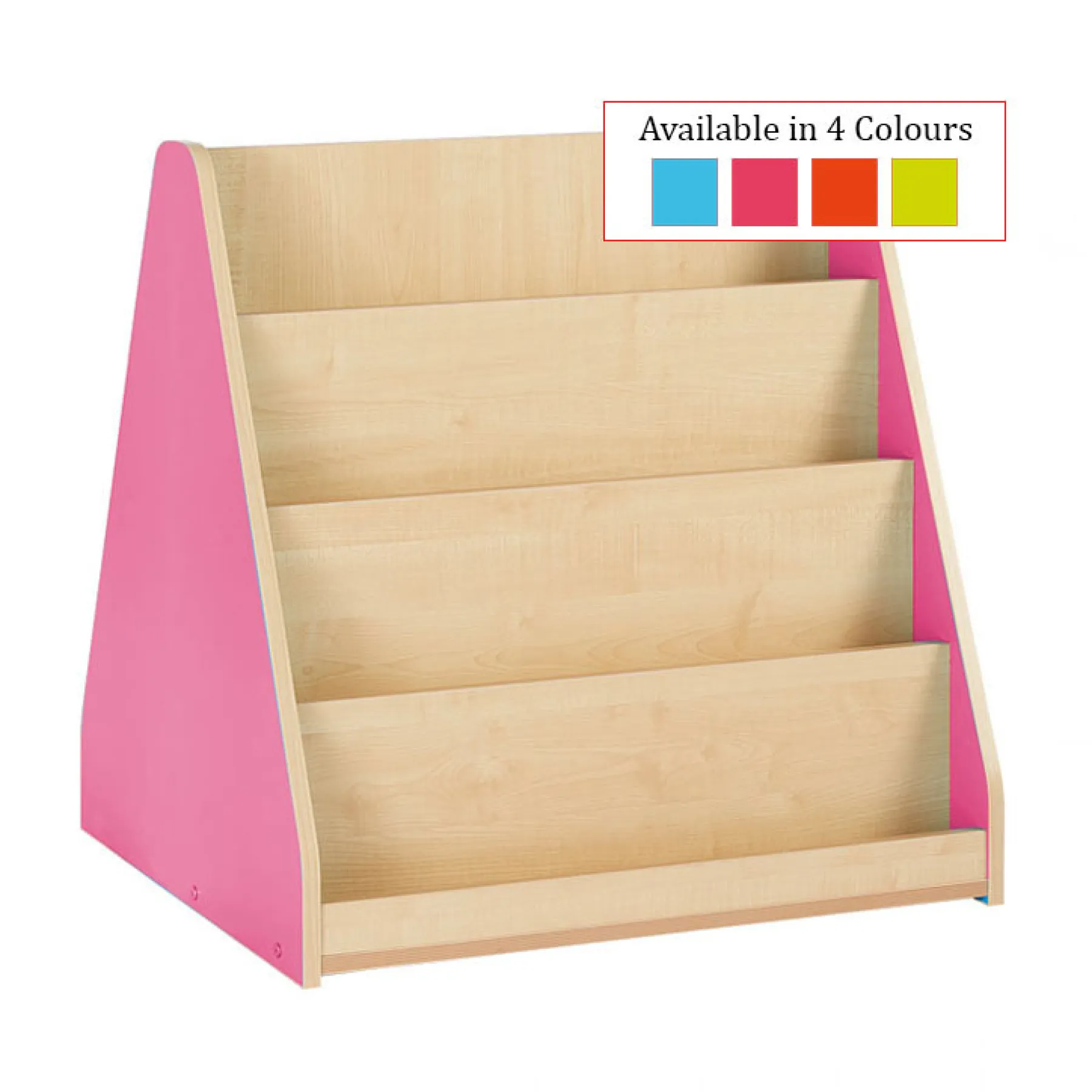 LOF Direct Monarch Bubblegum double sided library shelf PINK front picture