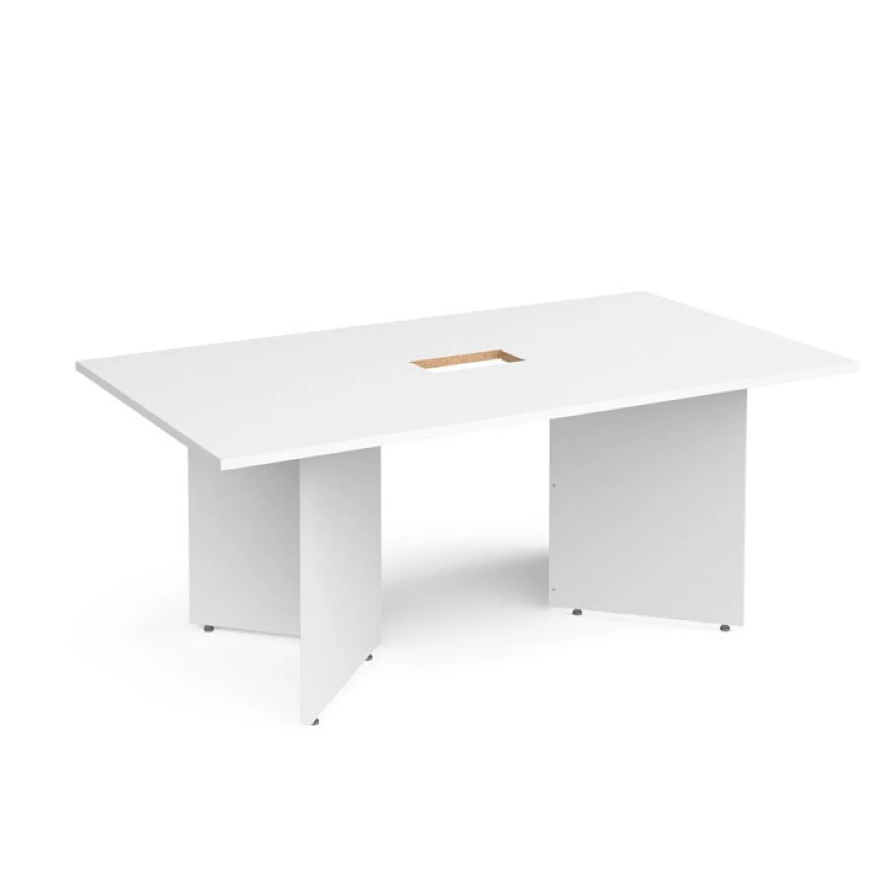 LOF Direct Dams Arrow Head boardroom table recectangular White