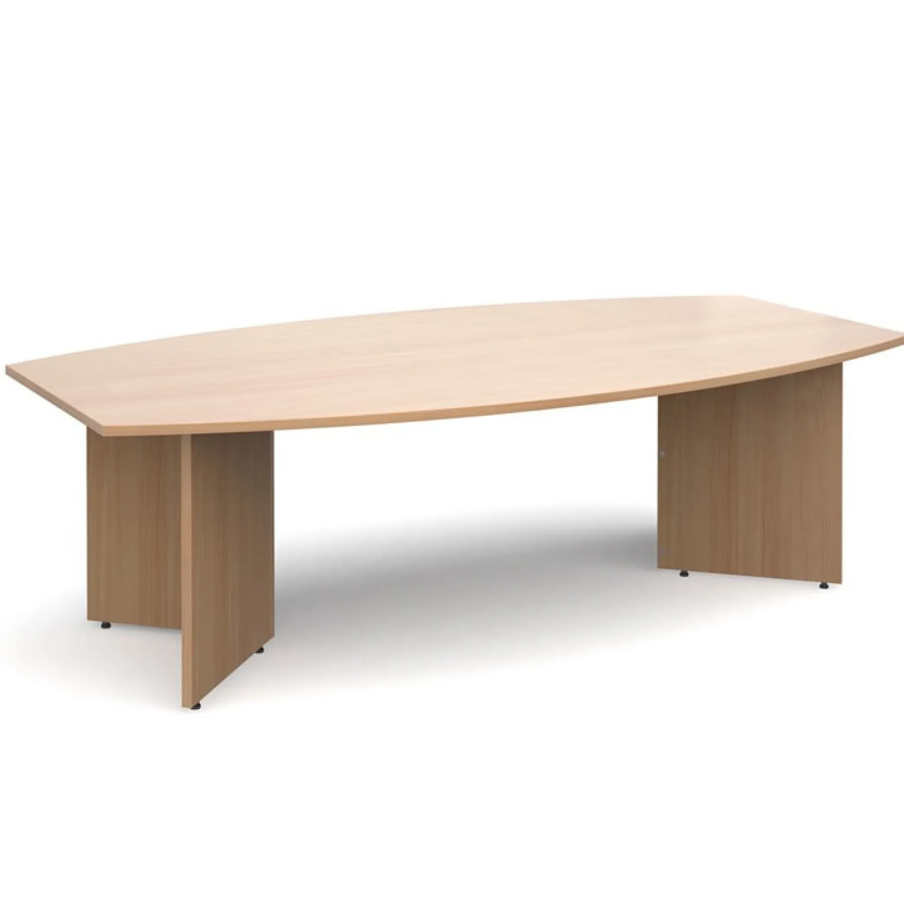 LOF Direct Dams Boat shape Boardroom table BEECH