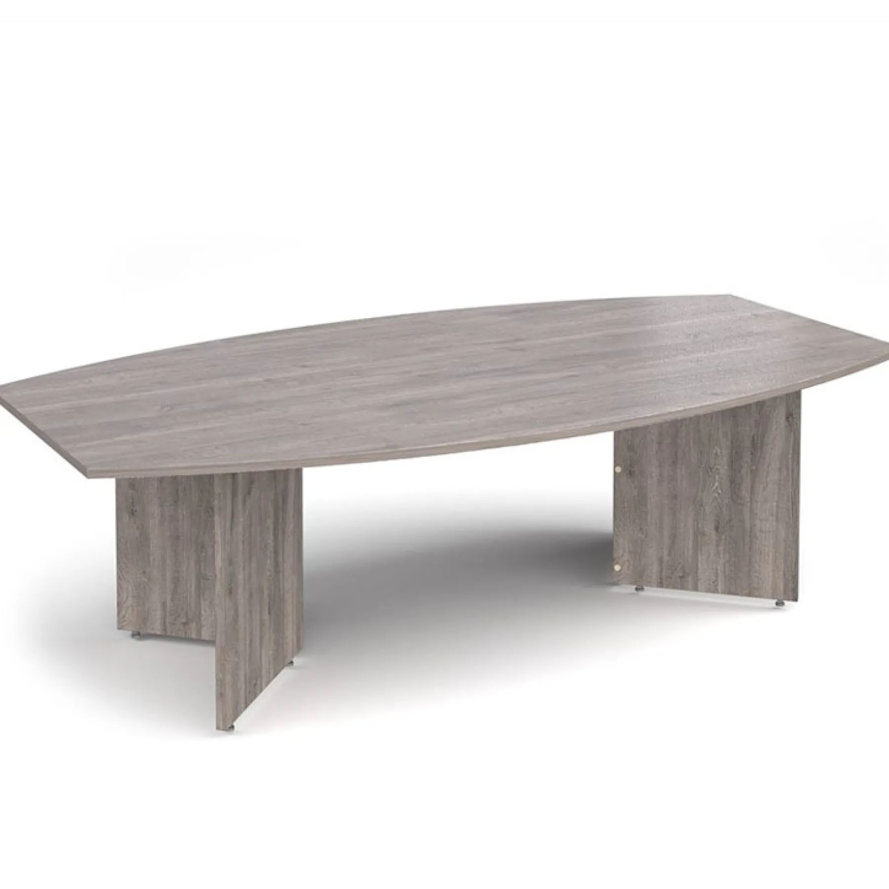 LOF Direct Dams Boat shape Boardroom table GREY