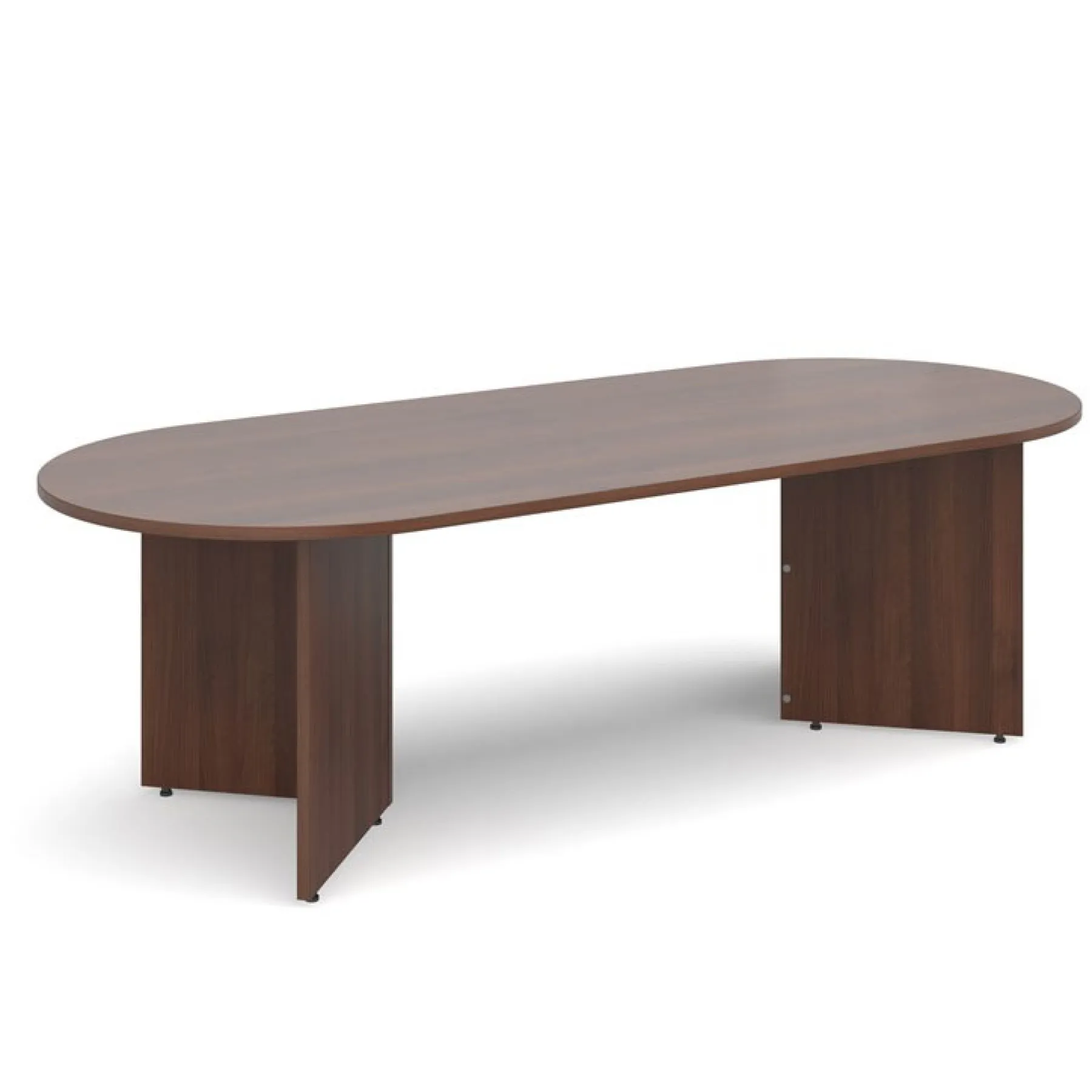 LOF Direct Dams Radial End Boardroom table WALNUT