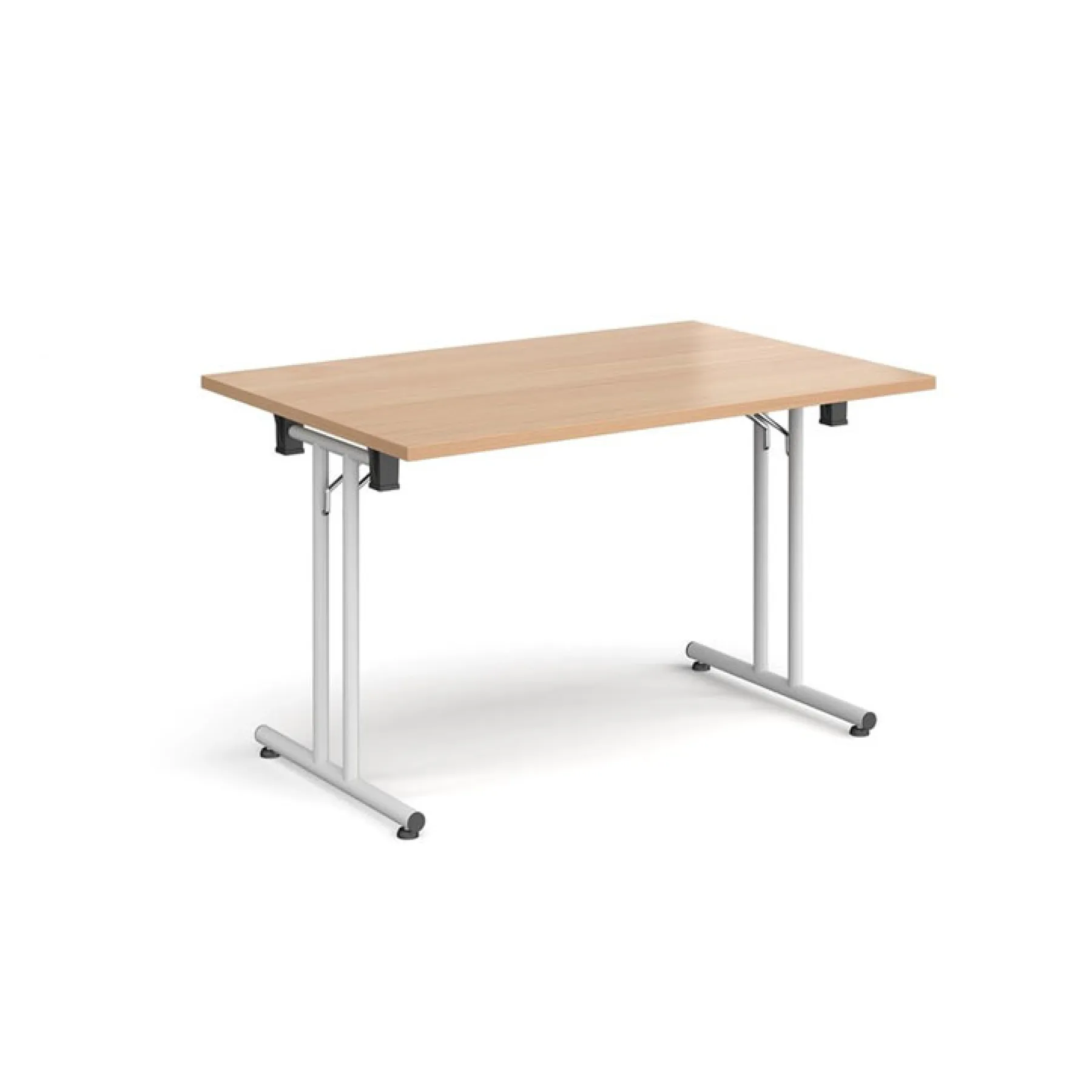 LOF Direct Dams Straight folding leg meeting tables BEECH WHITE LEG