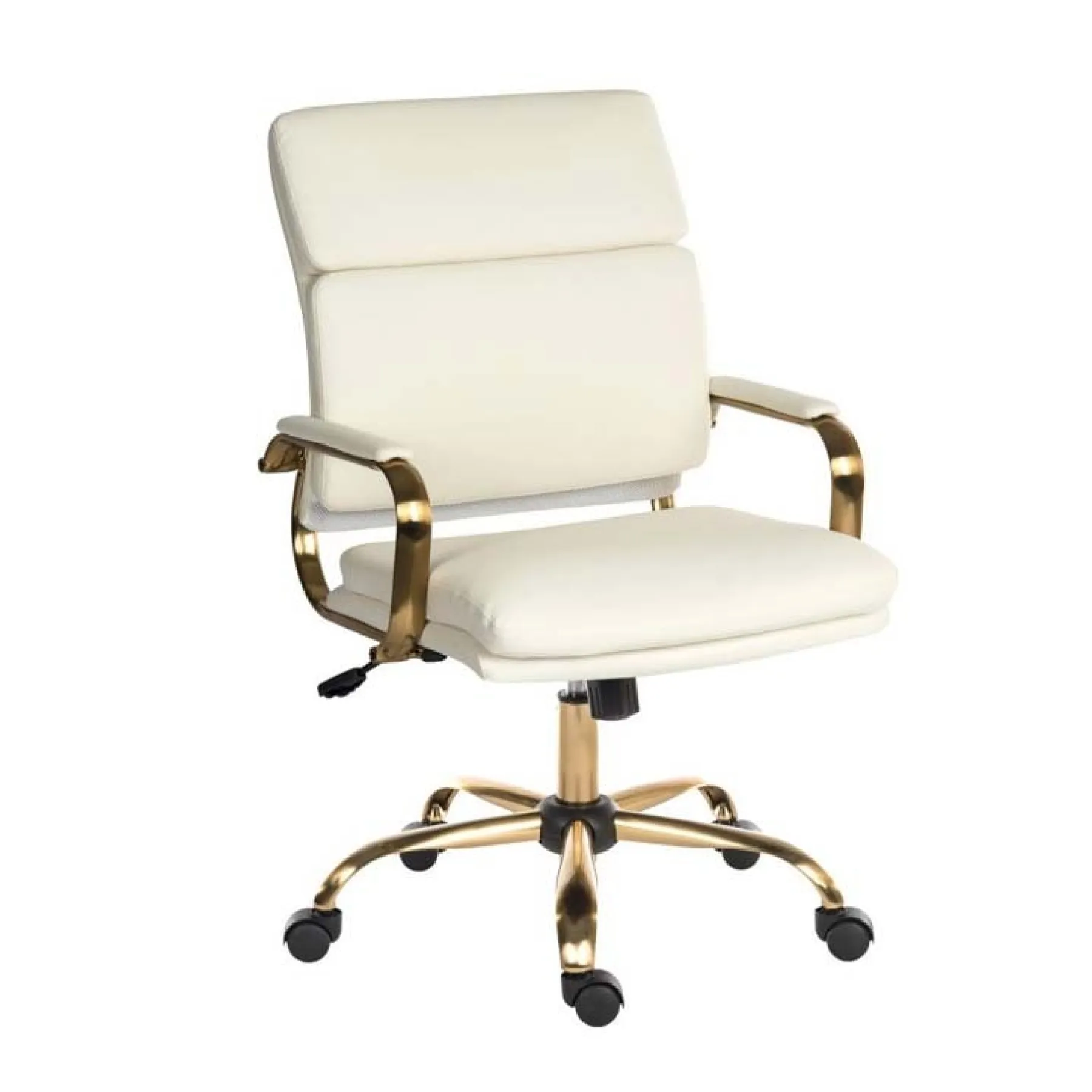 LOF Direct Teknik Vintage White chair angled