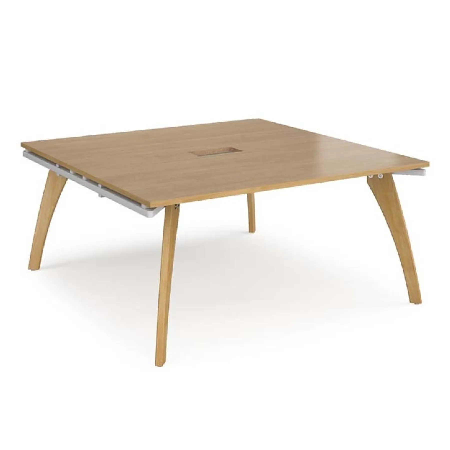 LOF Direct Dams Fuze Square boardroom table OAK