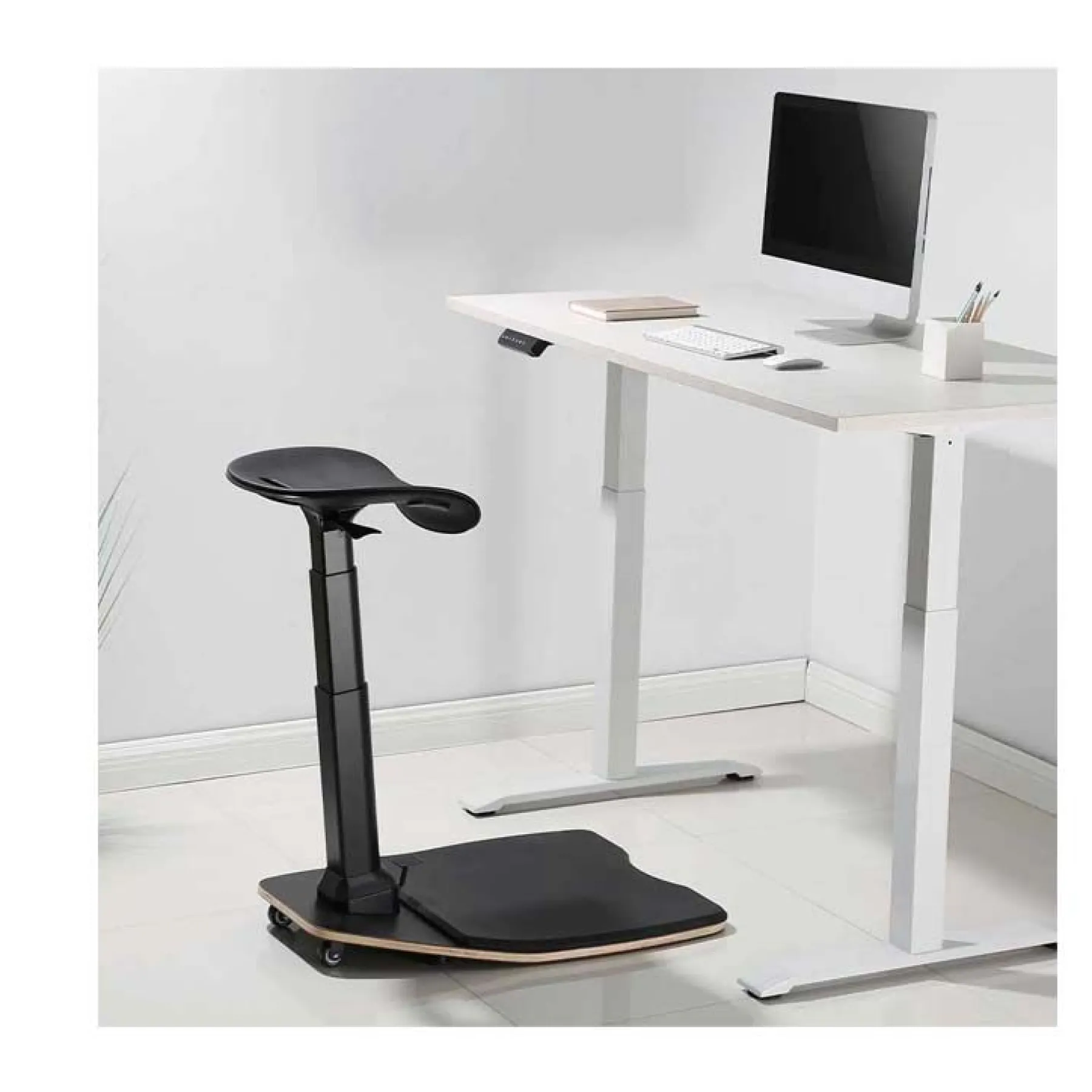 LOF Direct Sit Stand Ergo stool lifestyle photo