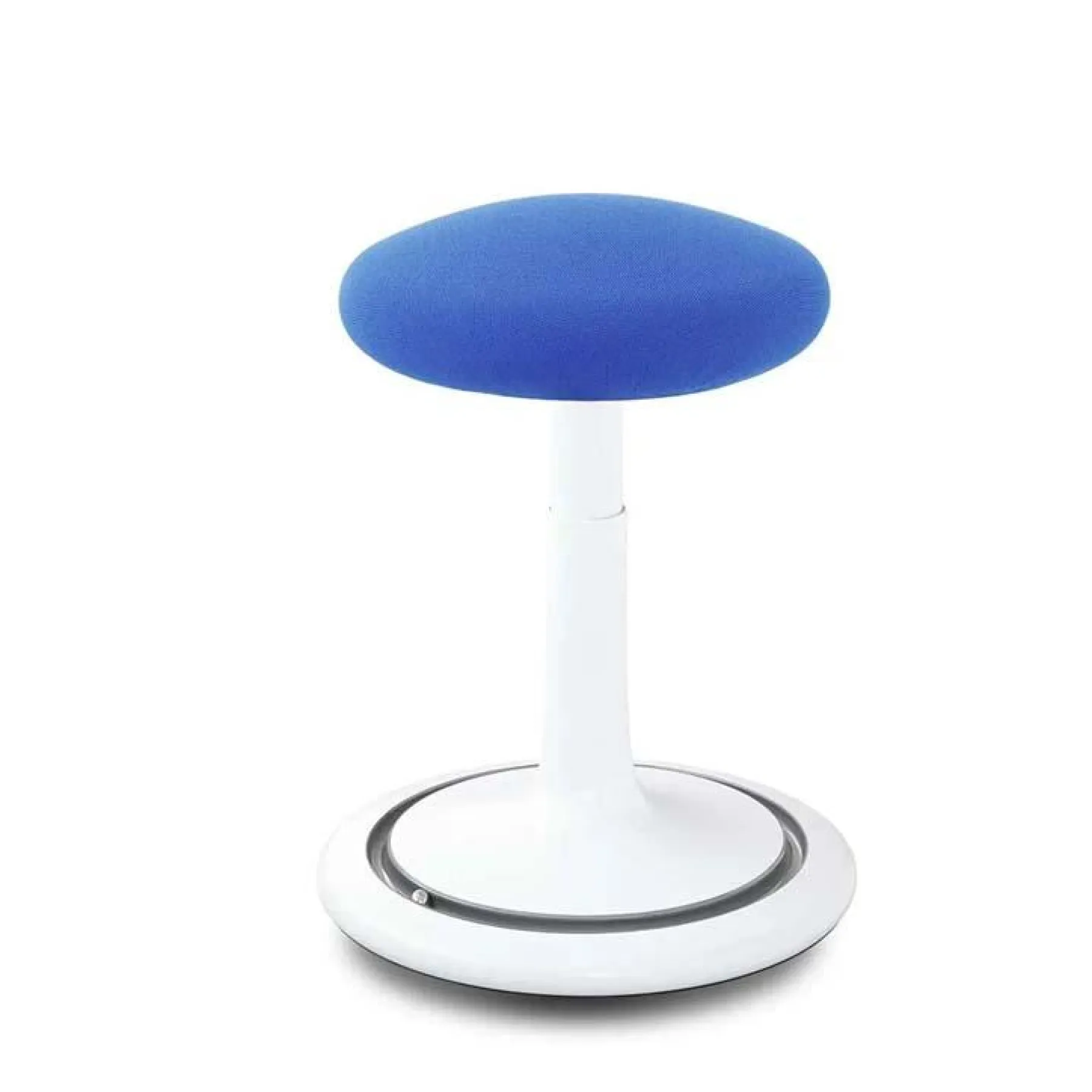 LOF Direct Sit Stand Ongo Stool BLUE and WHITE