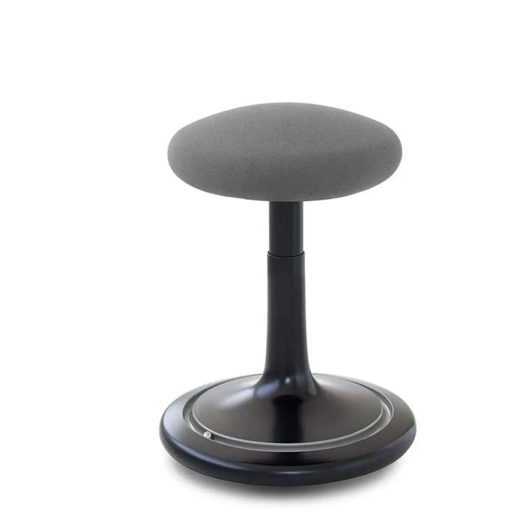 LOF Direct Sit Stand Ongo Stool GREY AND BLACK