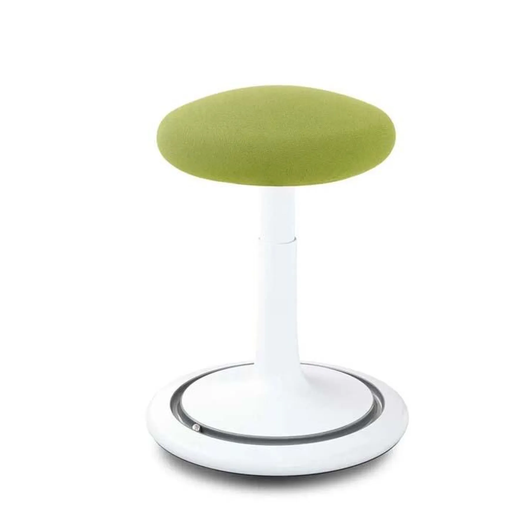 LOF Direct Sit Stand Ongo Stool LIME and WHITE