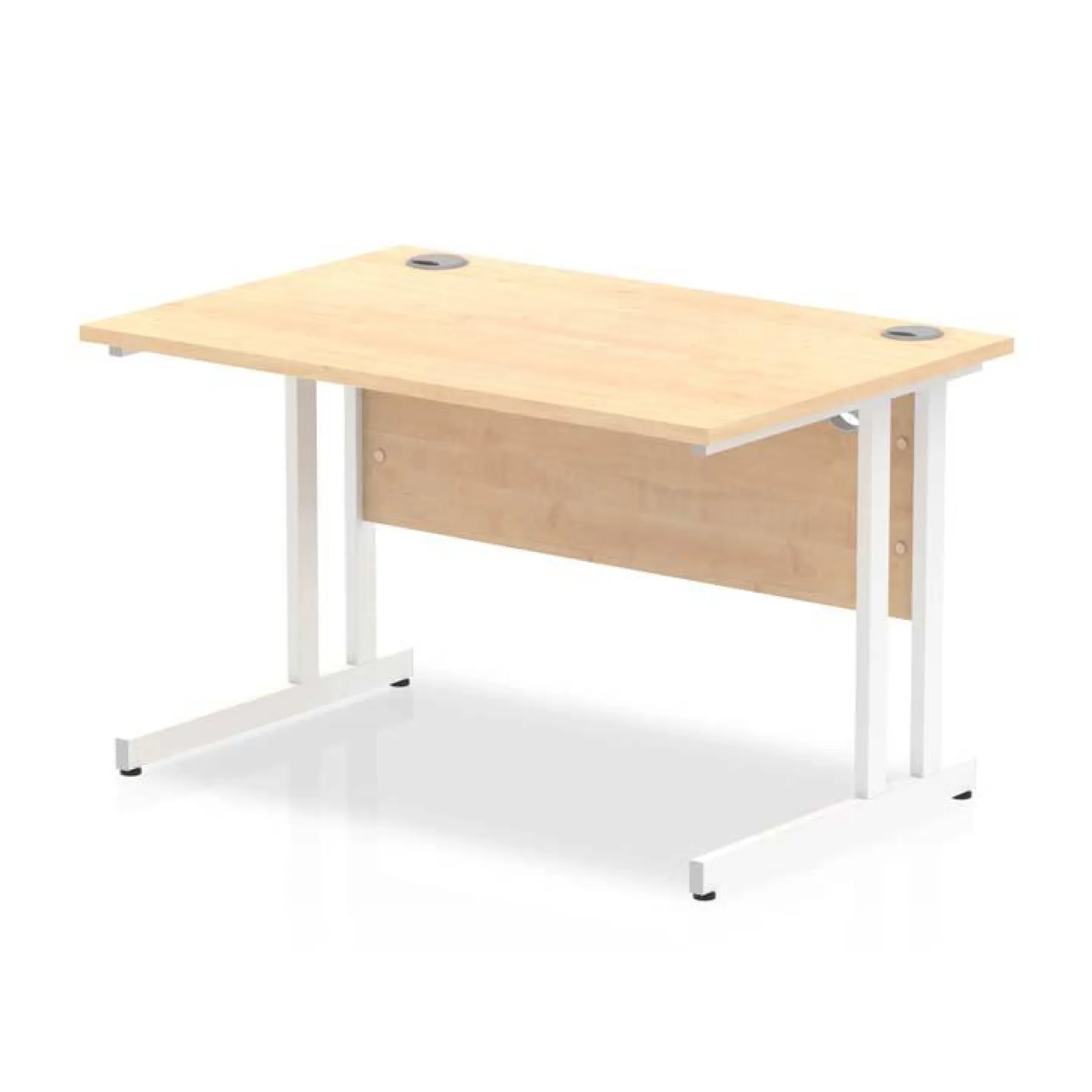 LOF Direct Dynamic Impulse desk MAPLE and SILVER