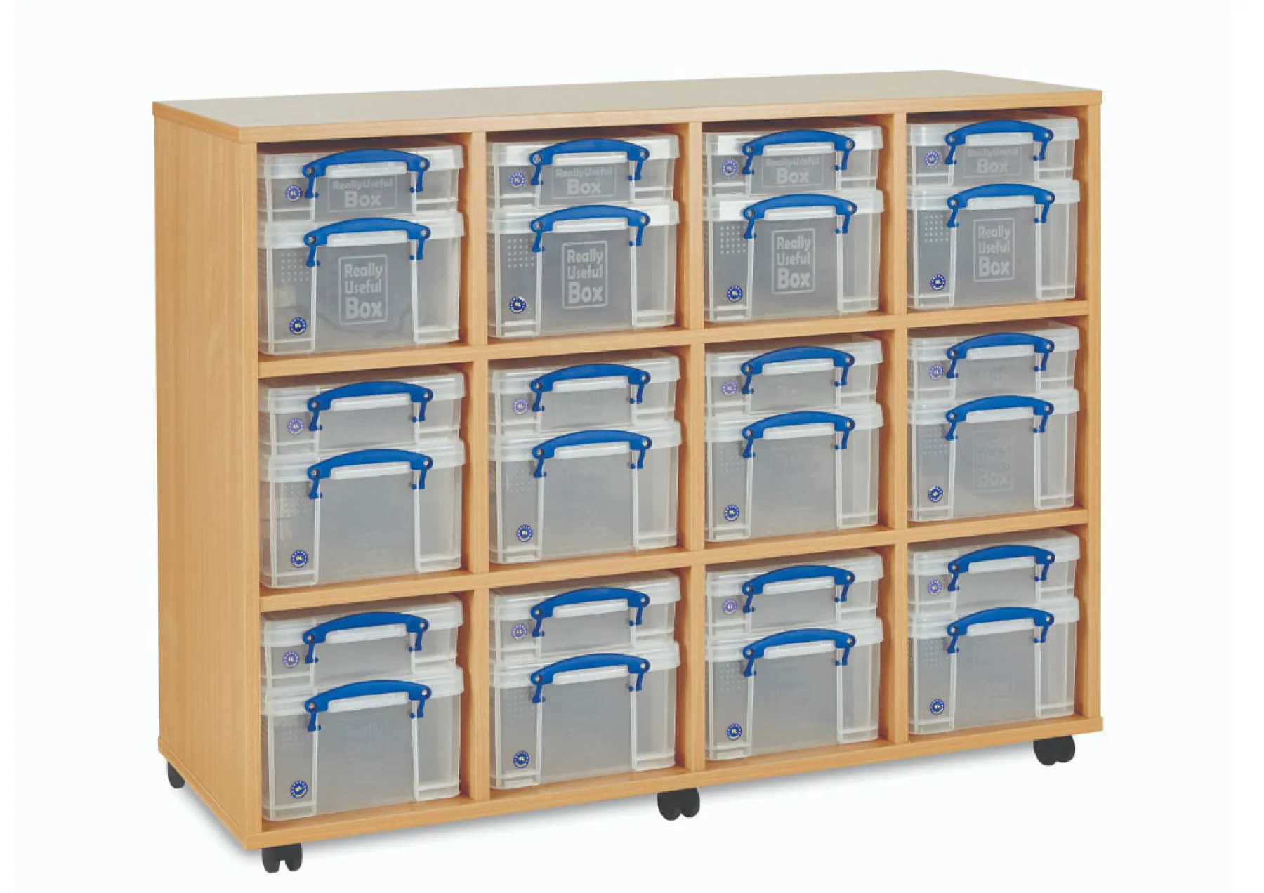 Leicester office Monarch useful storage boxes