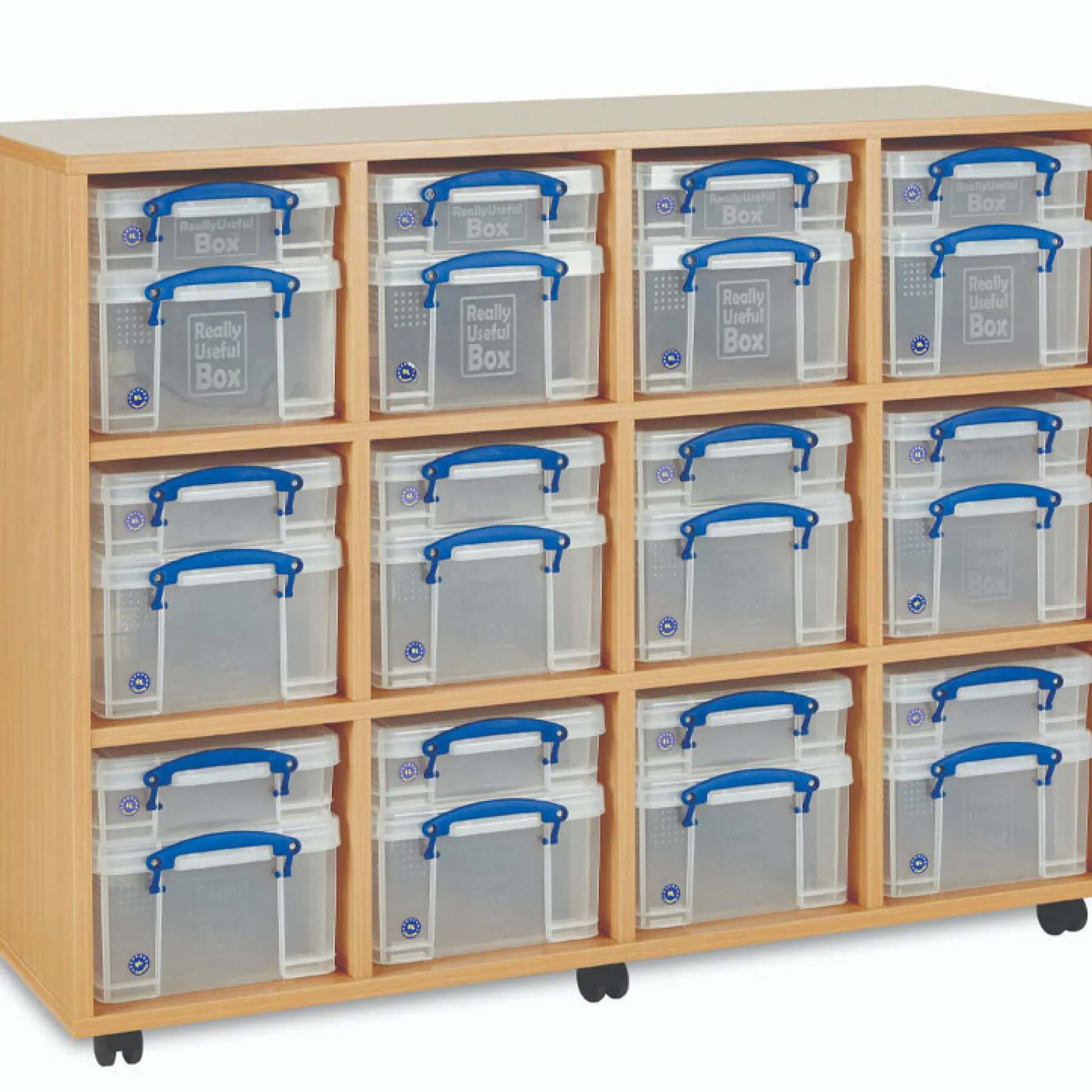 Leicester office Monarch useful storage boxes