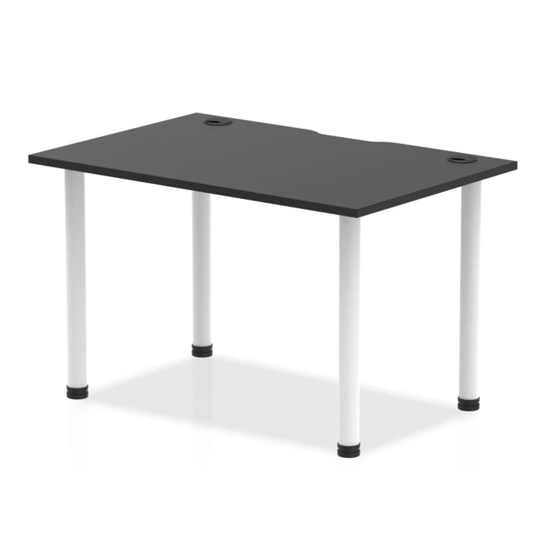 LOF Direct Dynamic Impulse Black Series Straight Table White legs