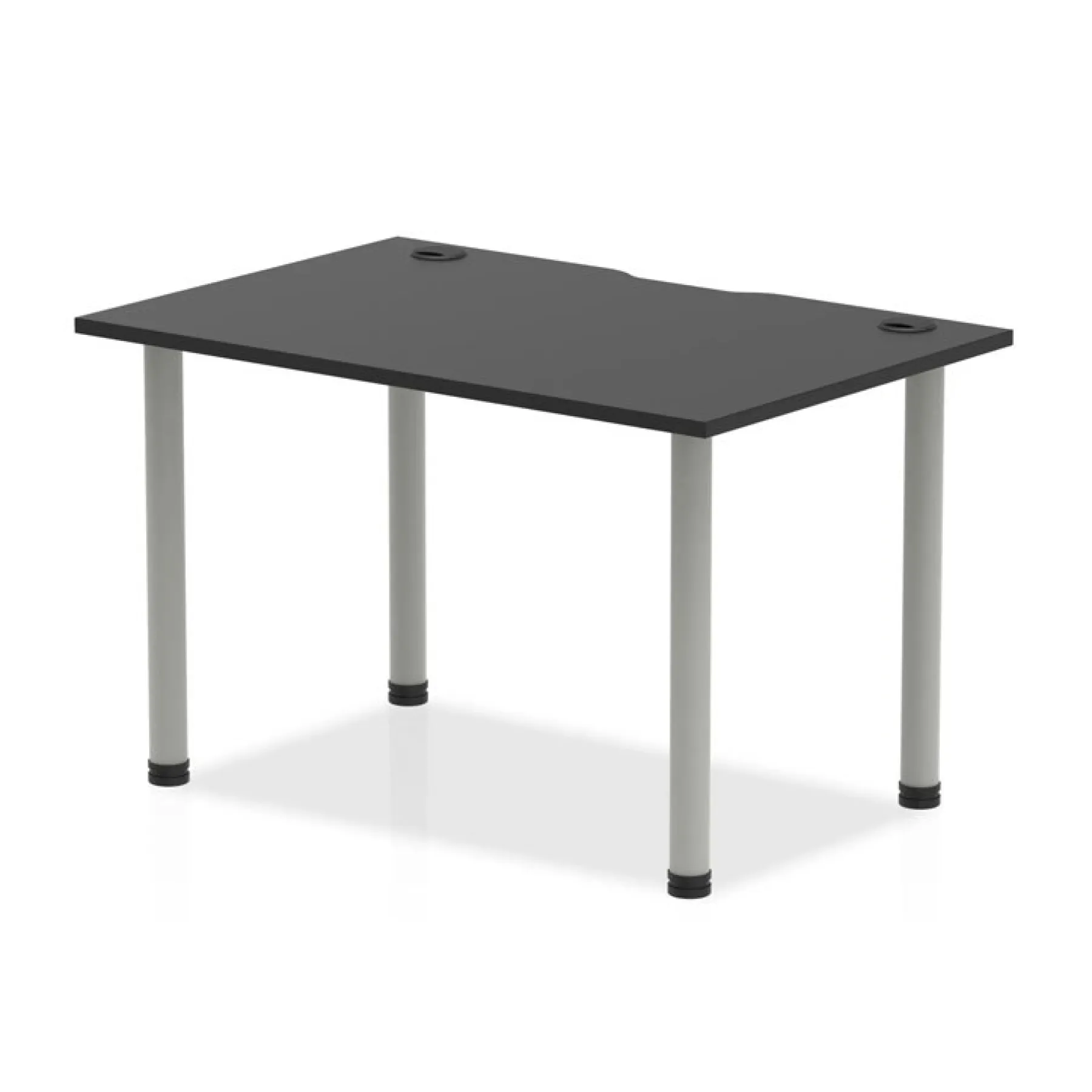 LOF Direct Dynamic Impulse Black Series Straight Table Silver legs