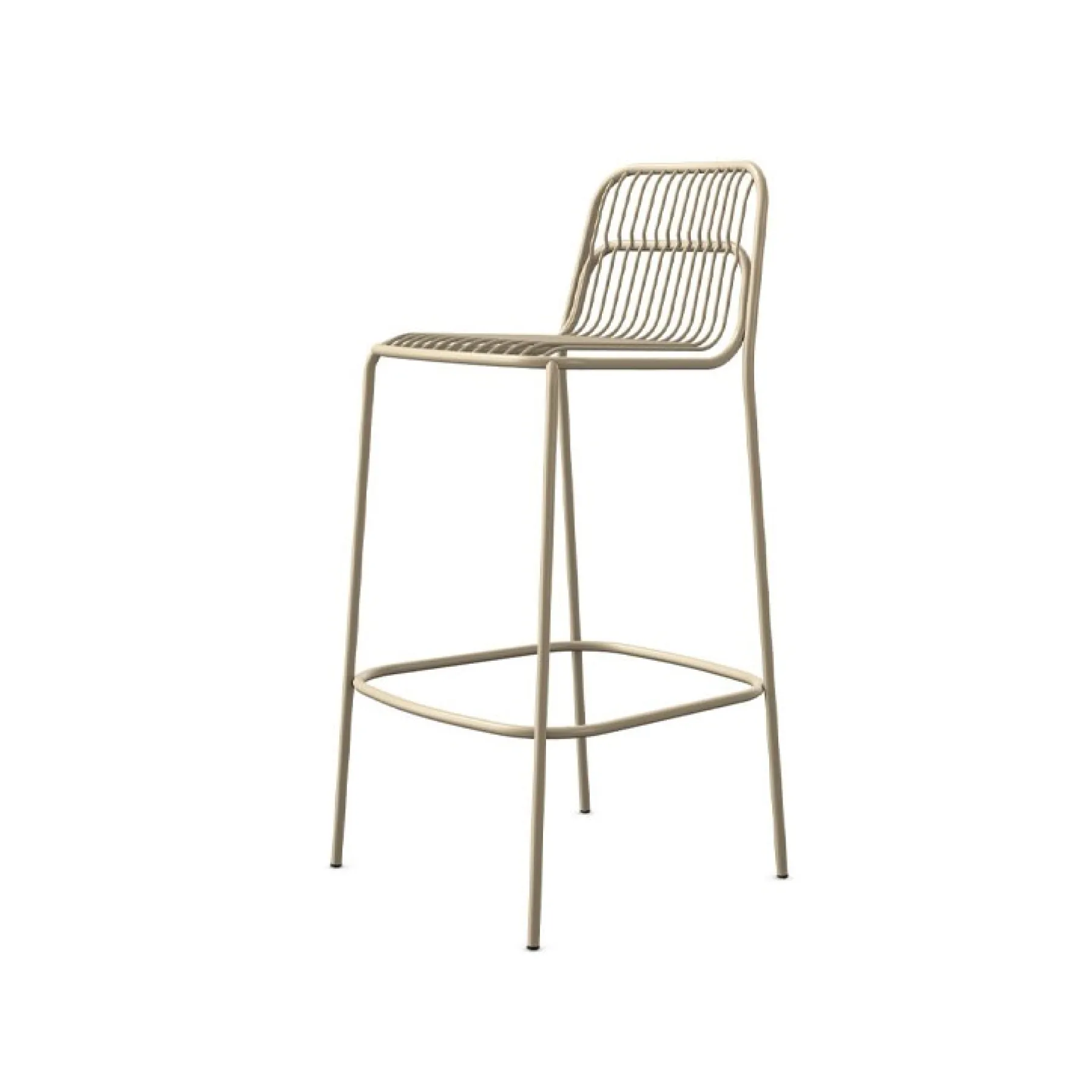 LOF Direct Senator Crop high back stool Ivory