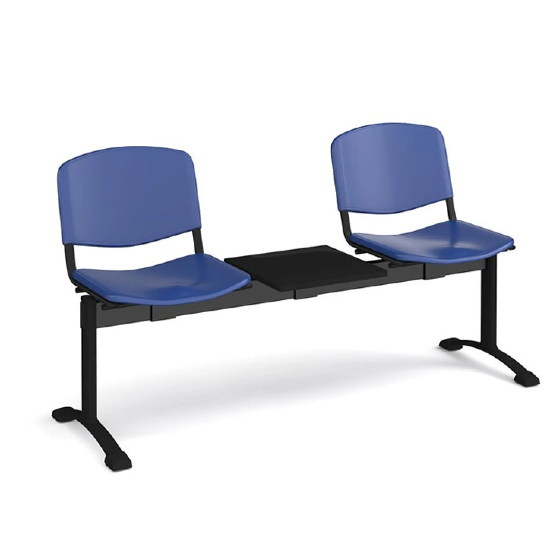 LOF Direct Dams Taurus plastic bench 2 seats table BLUE