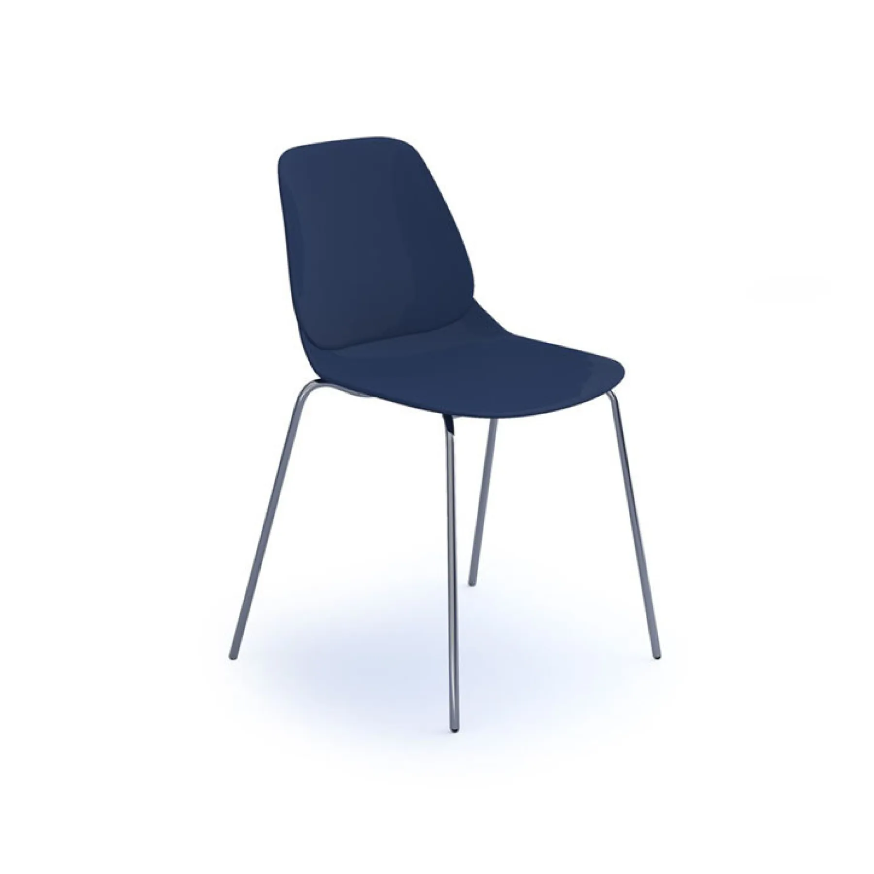 LOF Direct Dams Strut Chair NAVY 4 leg frame