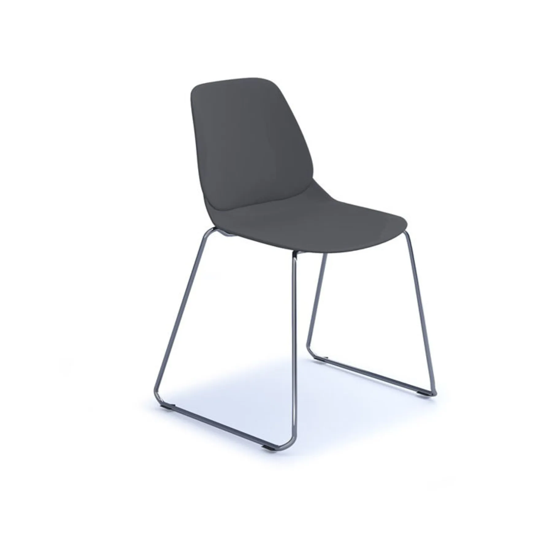 LOF Direct Dams Strut Chair GREY Sledge frame