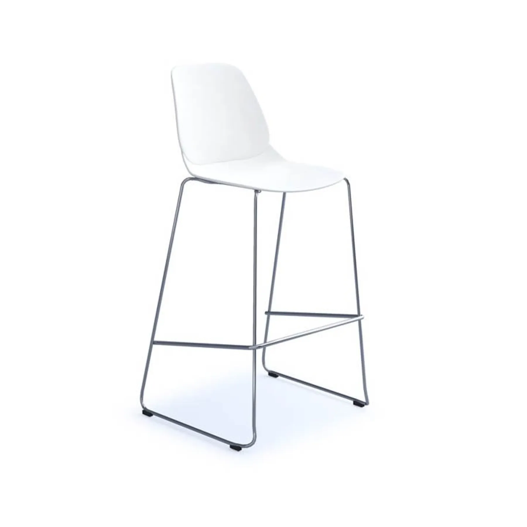 LOF Direct Dams Strut Stool White Sled