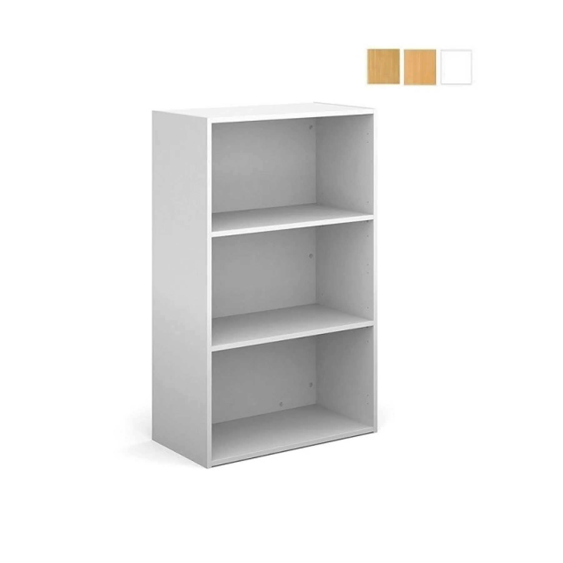 LOF Direct Dams Contract 25 Bookcase White CFMBC WH Swatches