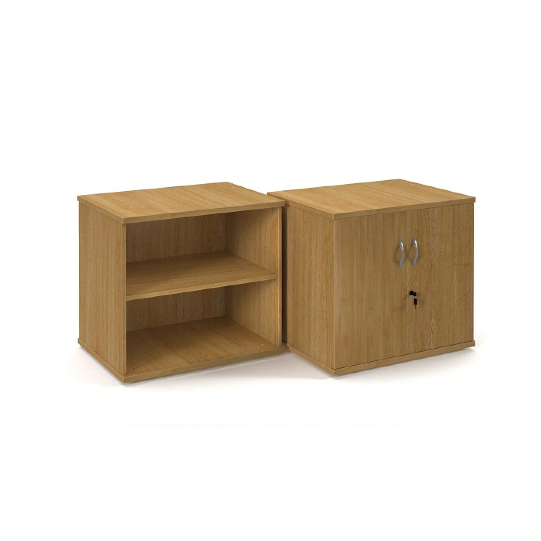 LOF Direct Dams Universal Desk End Storage Oak DHBC O and DHCC O