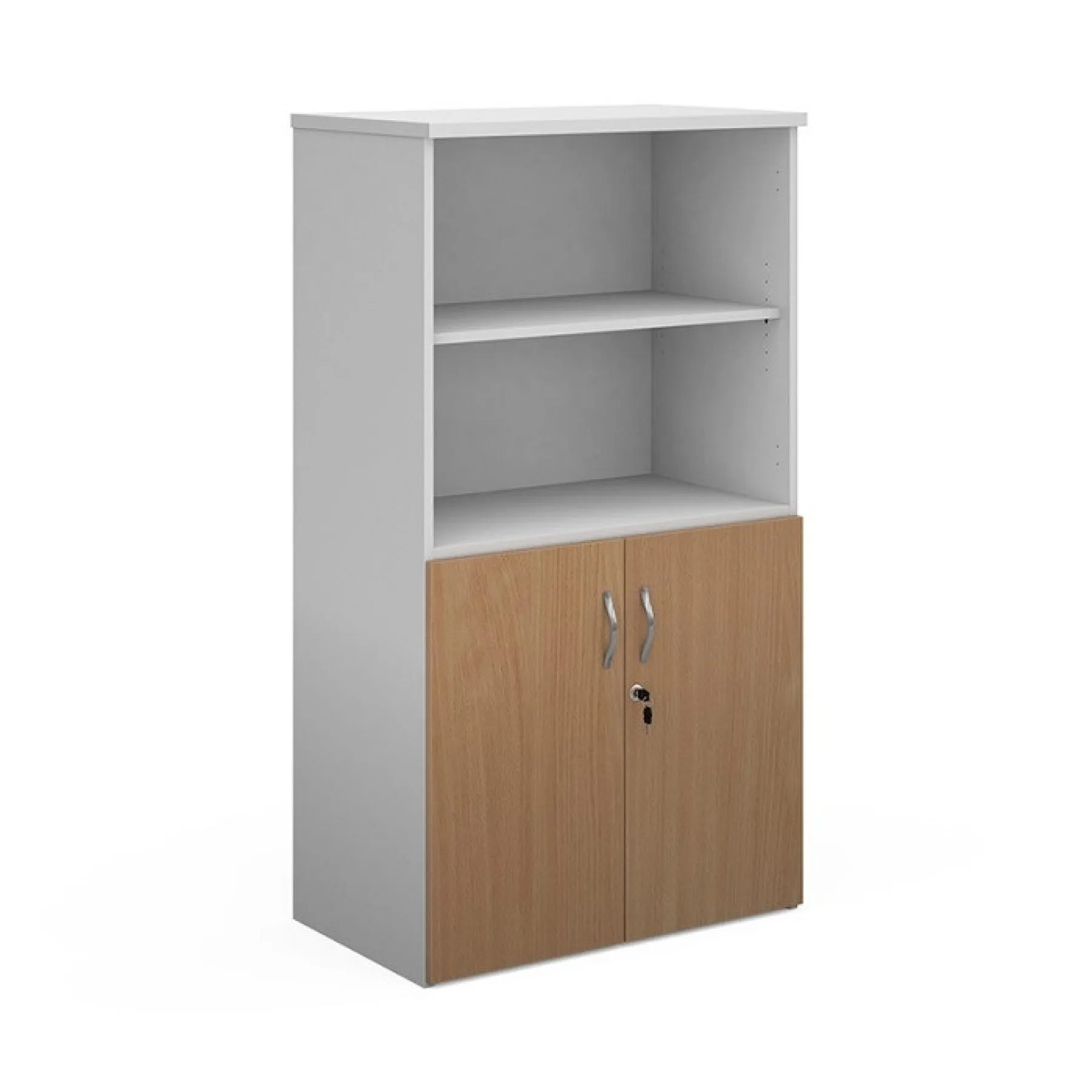 LOF Direct Dams Combination Cupboard R1440 OP Beech and White