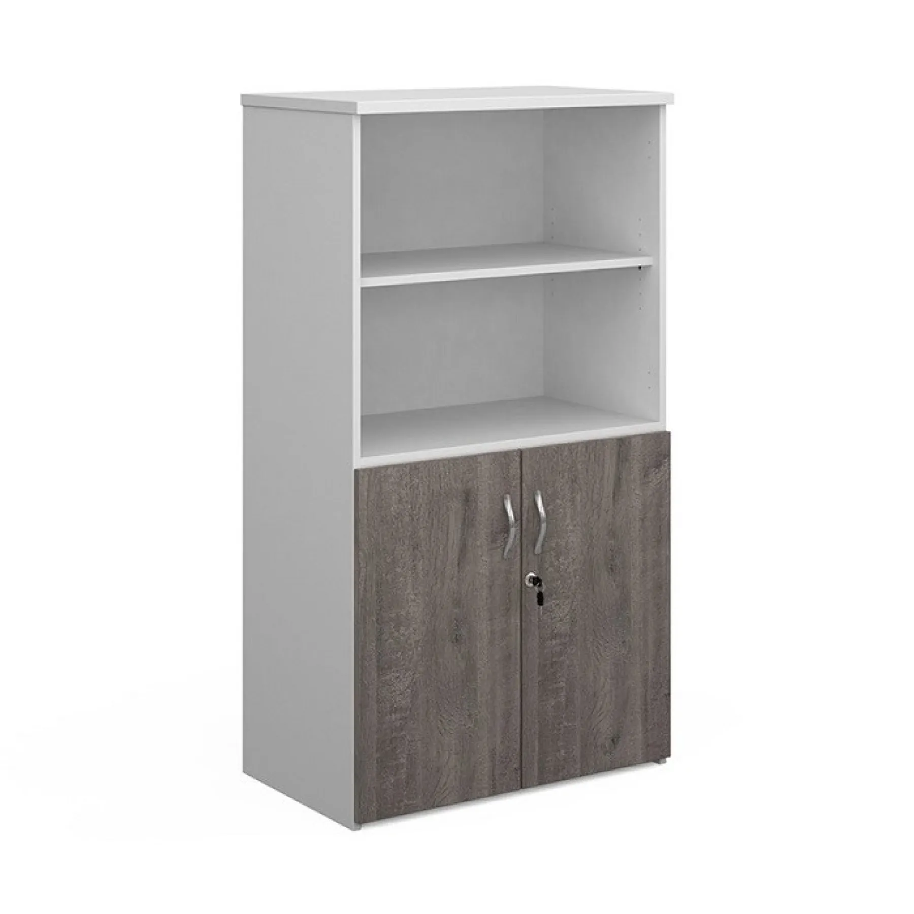 LOF Direct Dams Combination Cupboard R1440 OP White Grey Oak