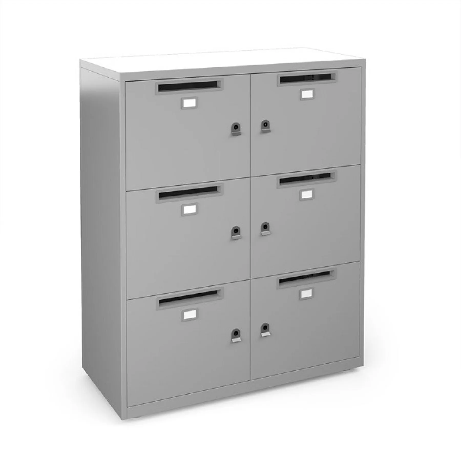 LOF Direct Bisley Steel Storage Deluxe Lodges BLFL6 DS Silver