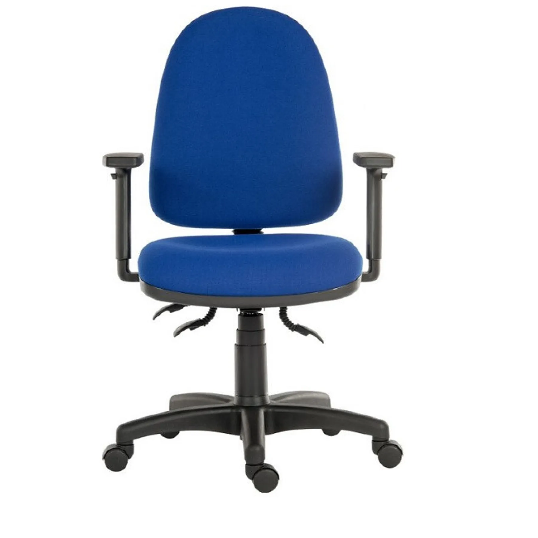 LOF Direct Teknik Ergo Trio Office Chair 2901 Blue With Adj Arms