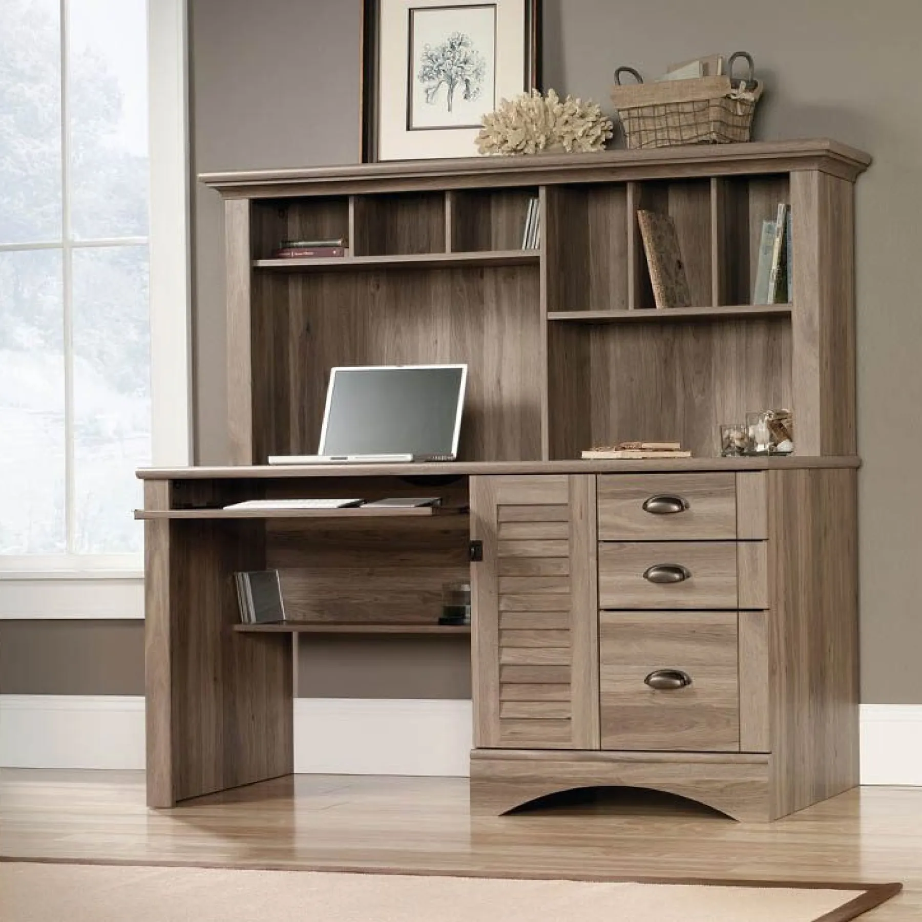 LOF direct Teknik Lourve hutch Desk