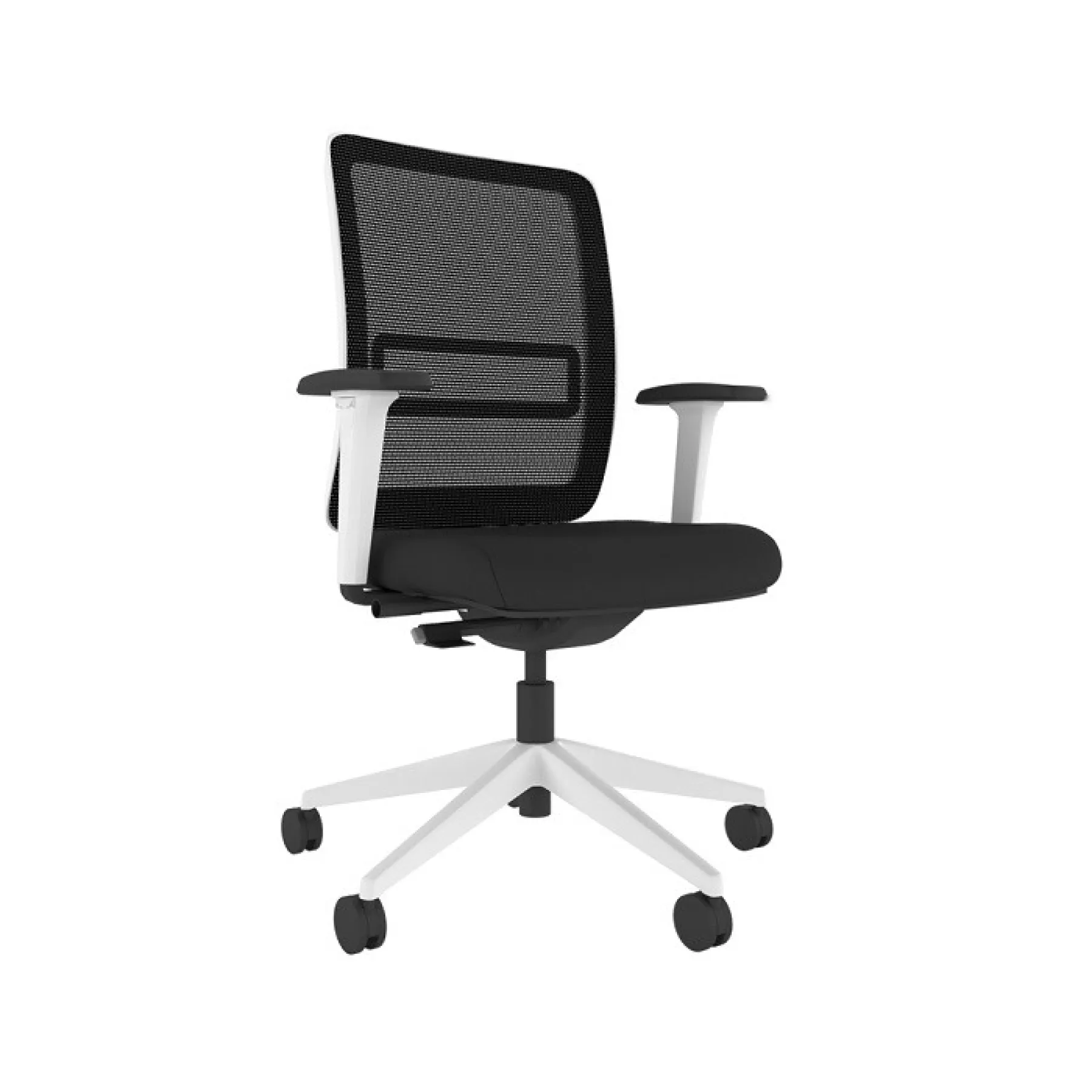LOF Direct MDK Neon NN102 W Mesh Ergonomic Office Chair Black Fabric