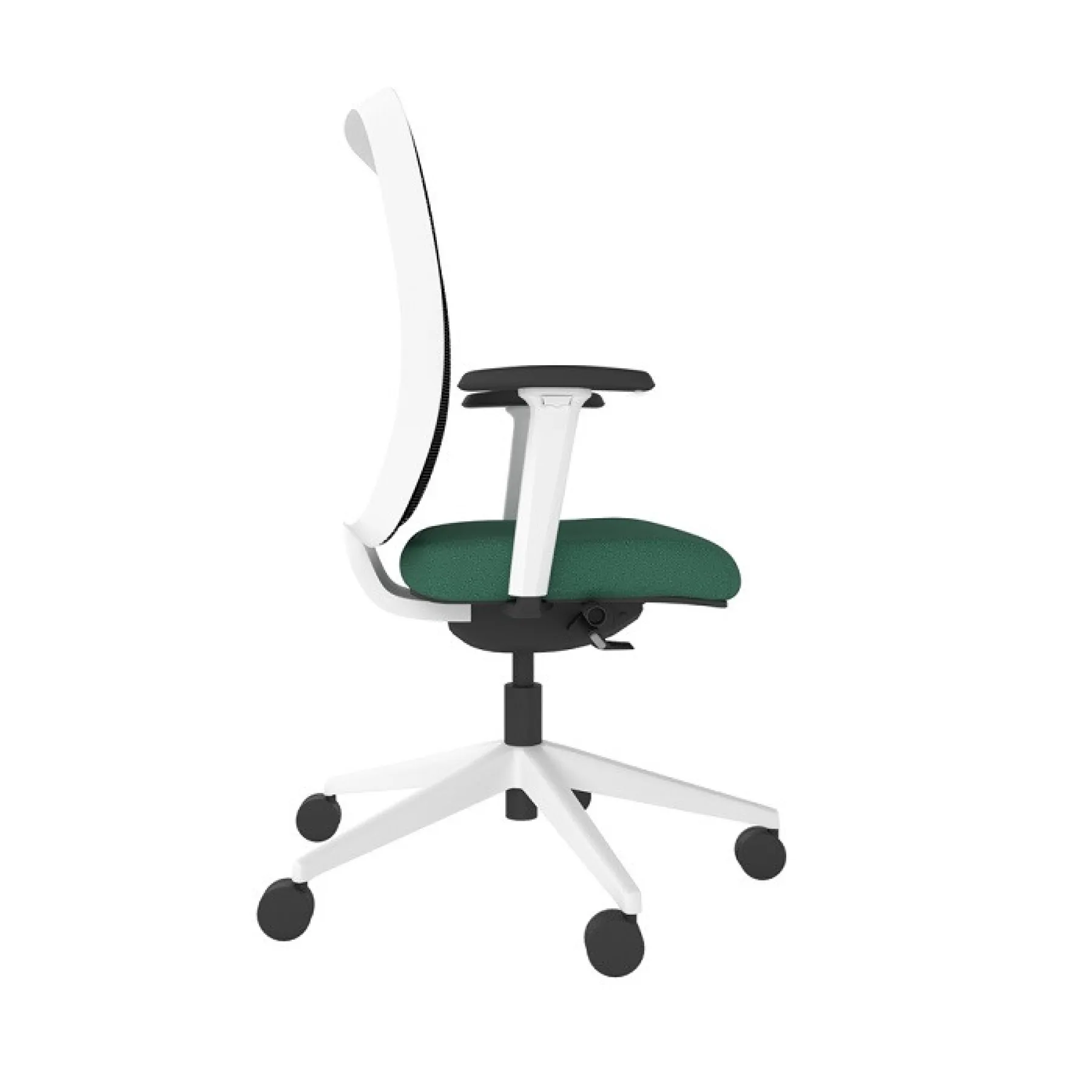 LOF Direct MDK Neon NN102 W Mesh Ergonomic Office Chair Side