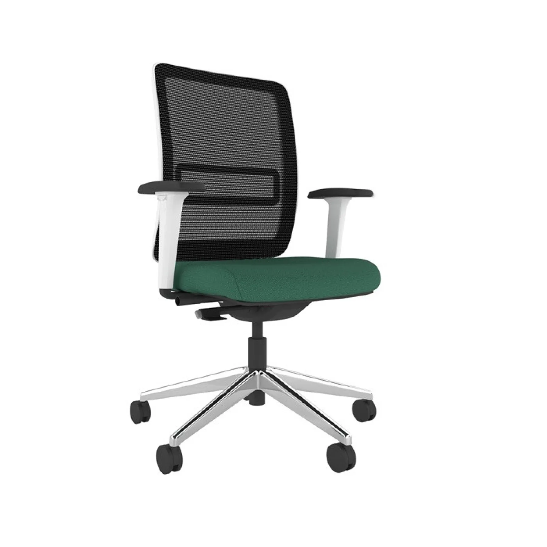 LOF Direct MDK Neon NN102 W Mesh Ergonomic Office Chair Chrome Base