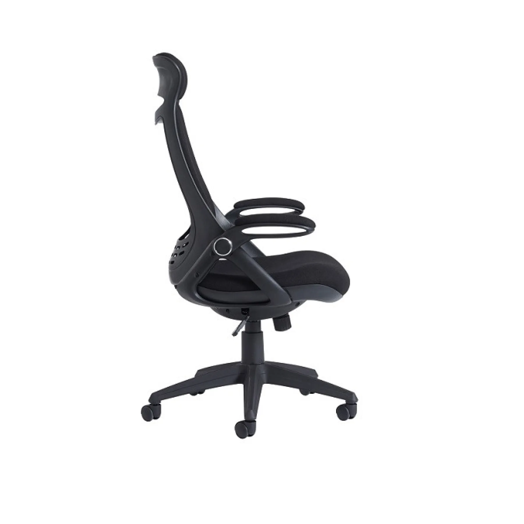 LOF Direct Dams Tuscan Executive Chair TUS300 T1 K Black Fabric Side