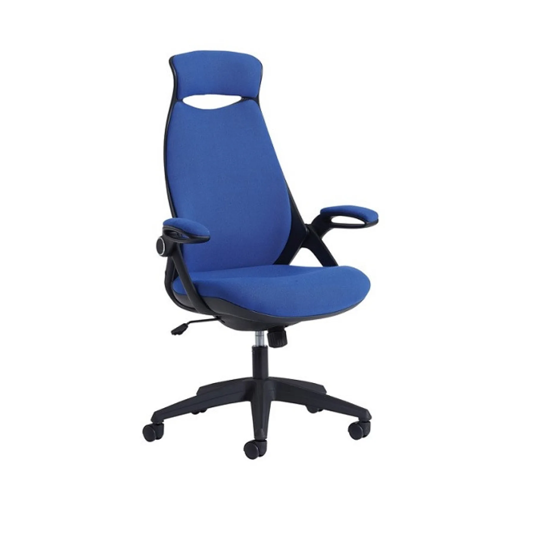 LOF Direct Dams Tuscan Executive Chair TUS300 T1 B Blue Fabric Front