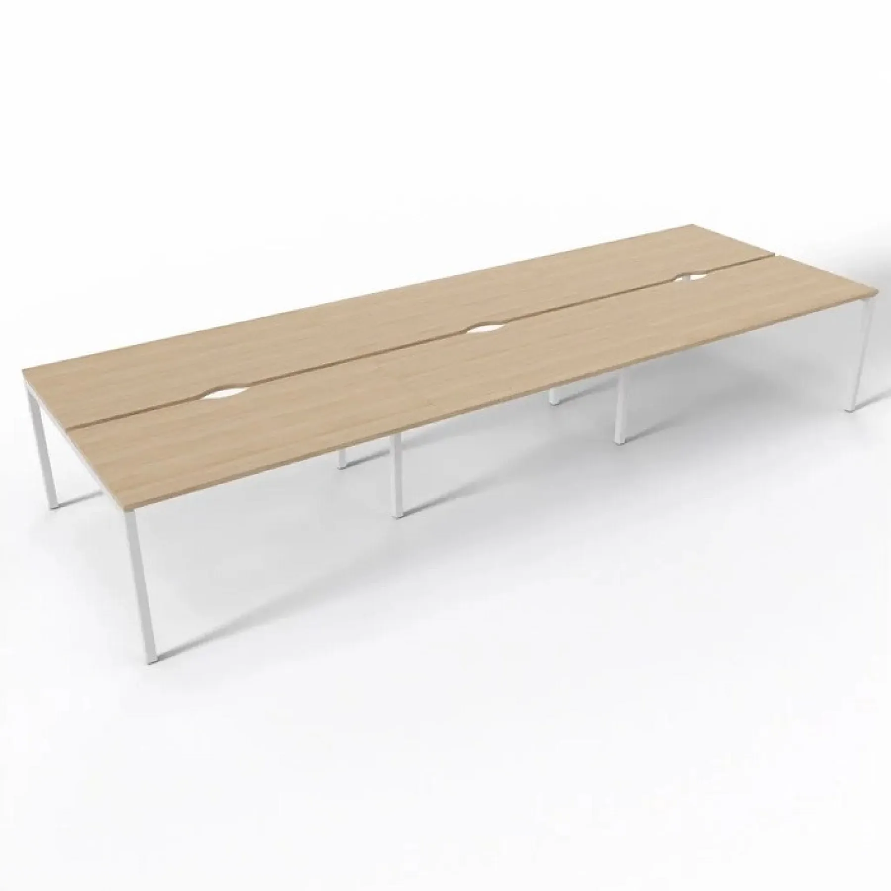 LOF Direct Nova U Leg 6 Person Bench Desk