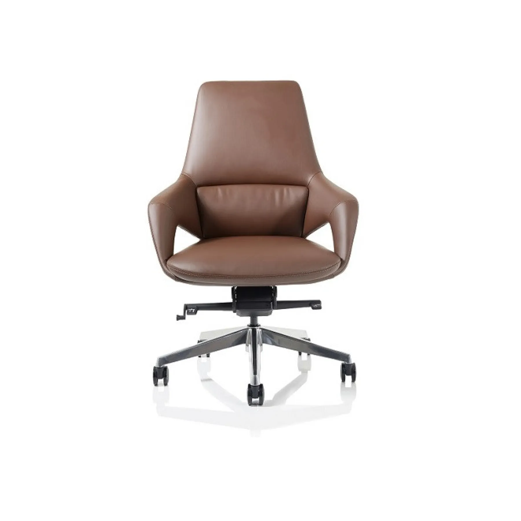 LOF Direct Dynamic Olive Brown Leather Executive Chair 2