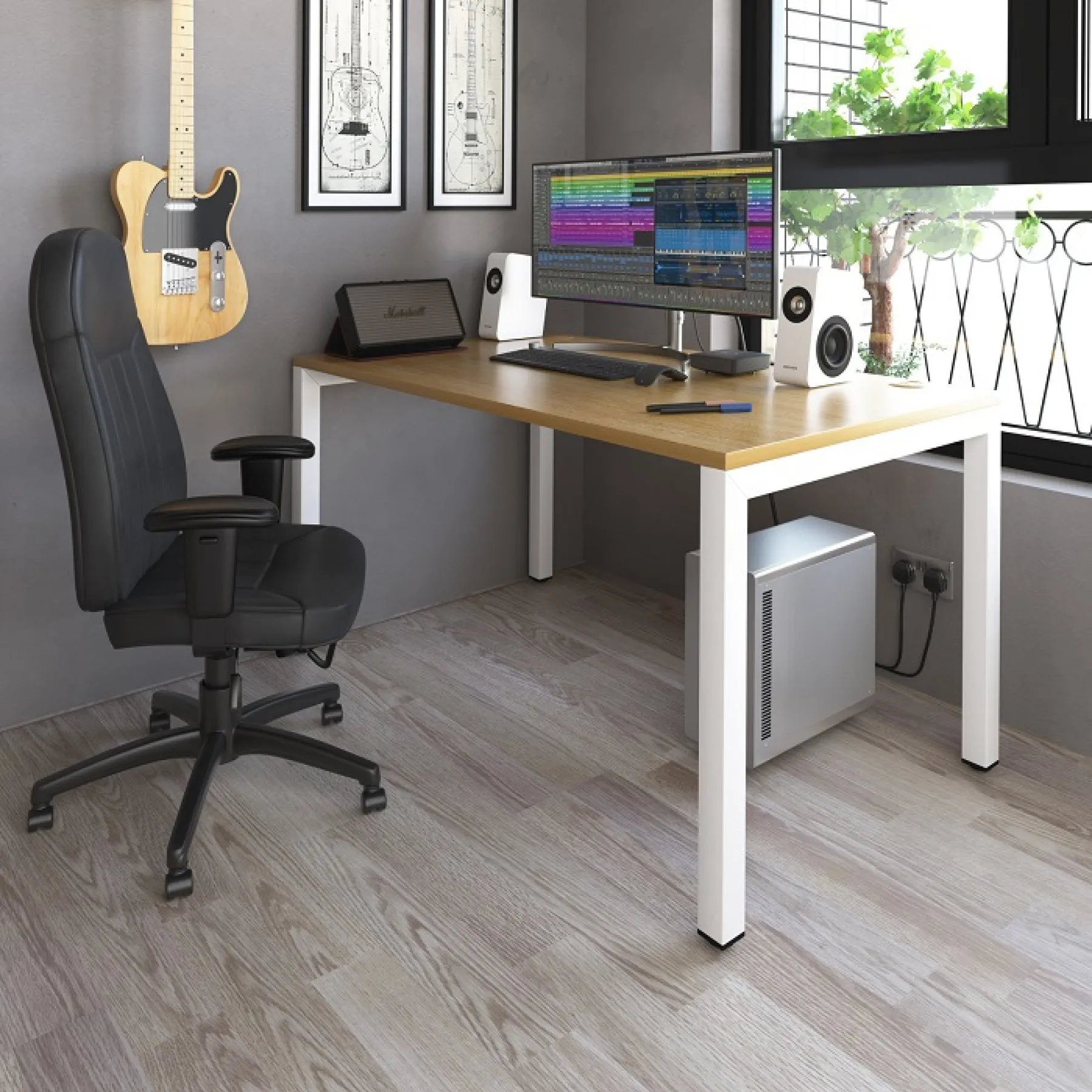 LOF Direct Connex Bench Desk Single Desk Home Office