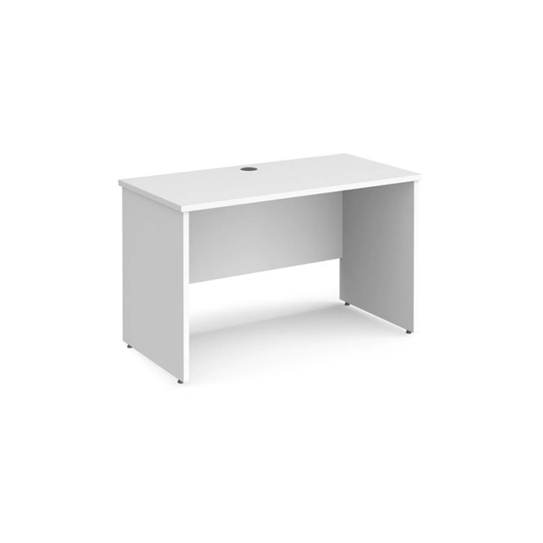 LOF Direct Maestro 25 Desk With Panel Ends White