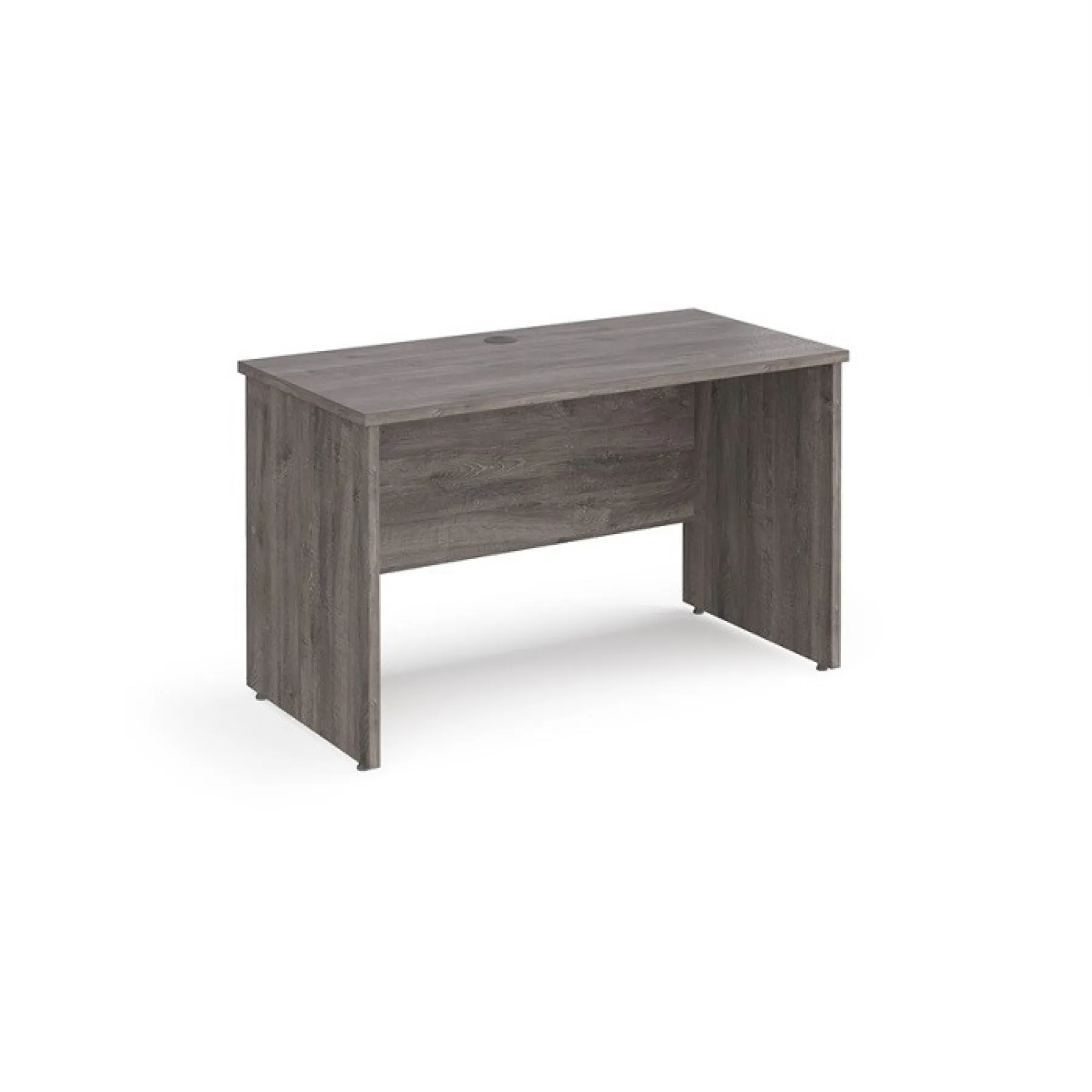 LOF Direct Maestro 25 Desk With Panel Ends Grey Oak