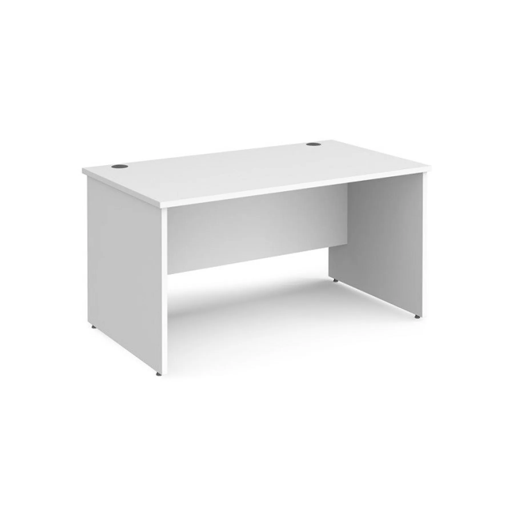 LOF Direct Maestro 25 Desk With Panel Ends White