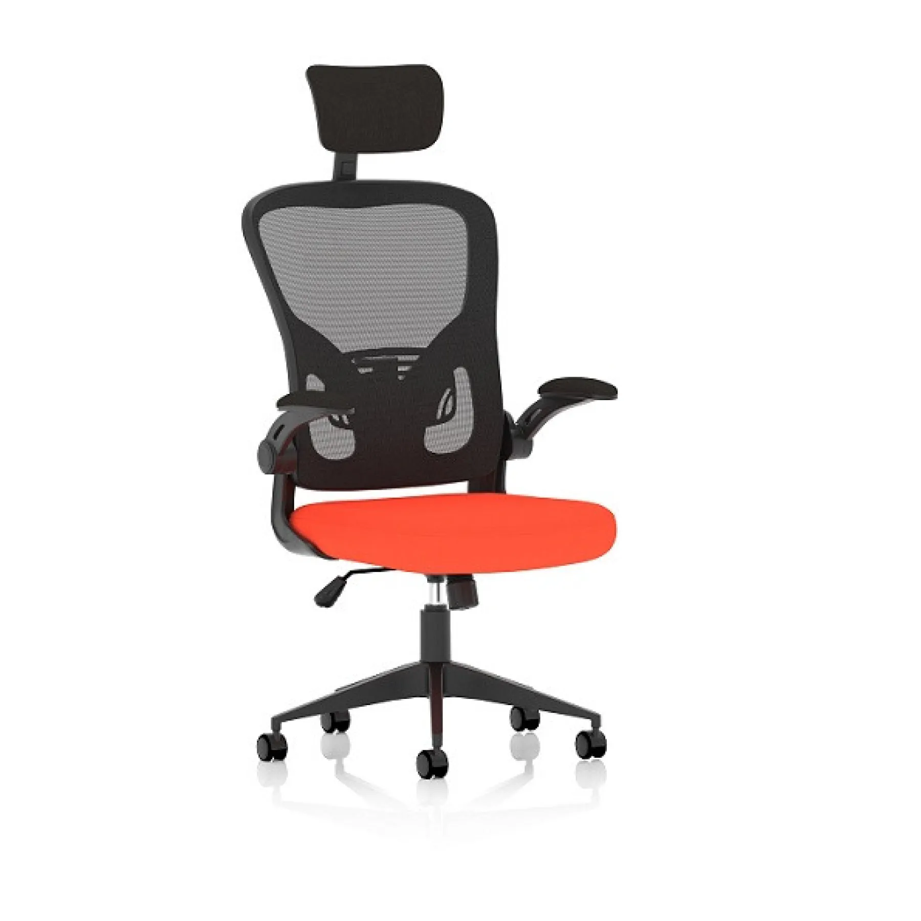 LOF Direct Dynamic Ace Mesh Chair Orange Seat