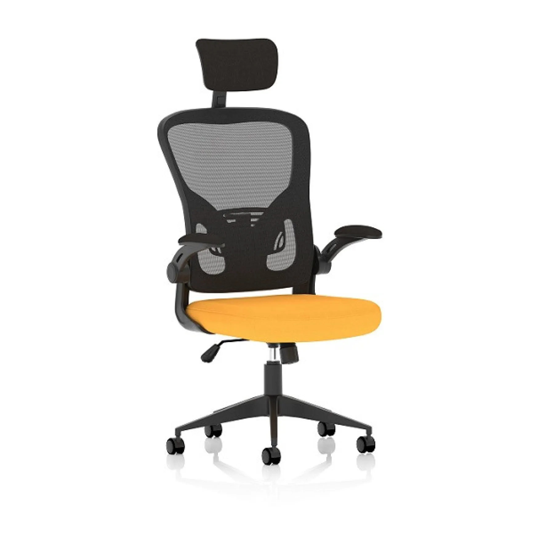 LOF Direct Dynamic Ace Mesh Chair Yellow Seat